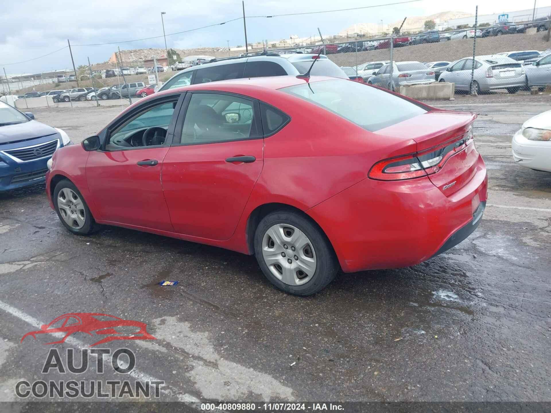 DODGE DART 2013 - 1C3CDFAA7DD197943