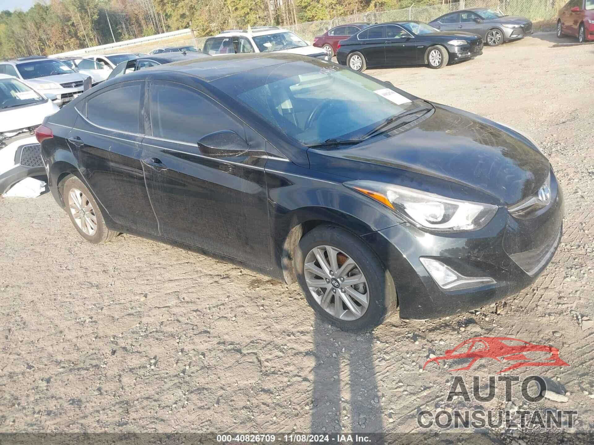 HYUNDAI ELANTRA 2015 - KMHDH4AE3FU235842