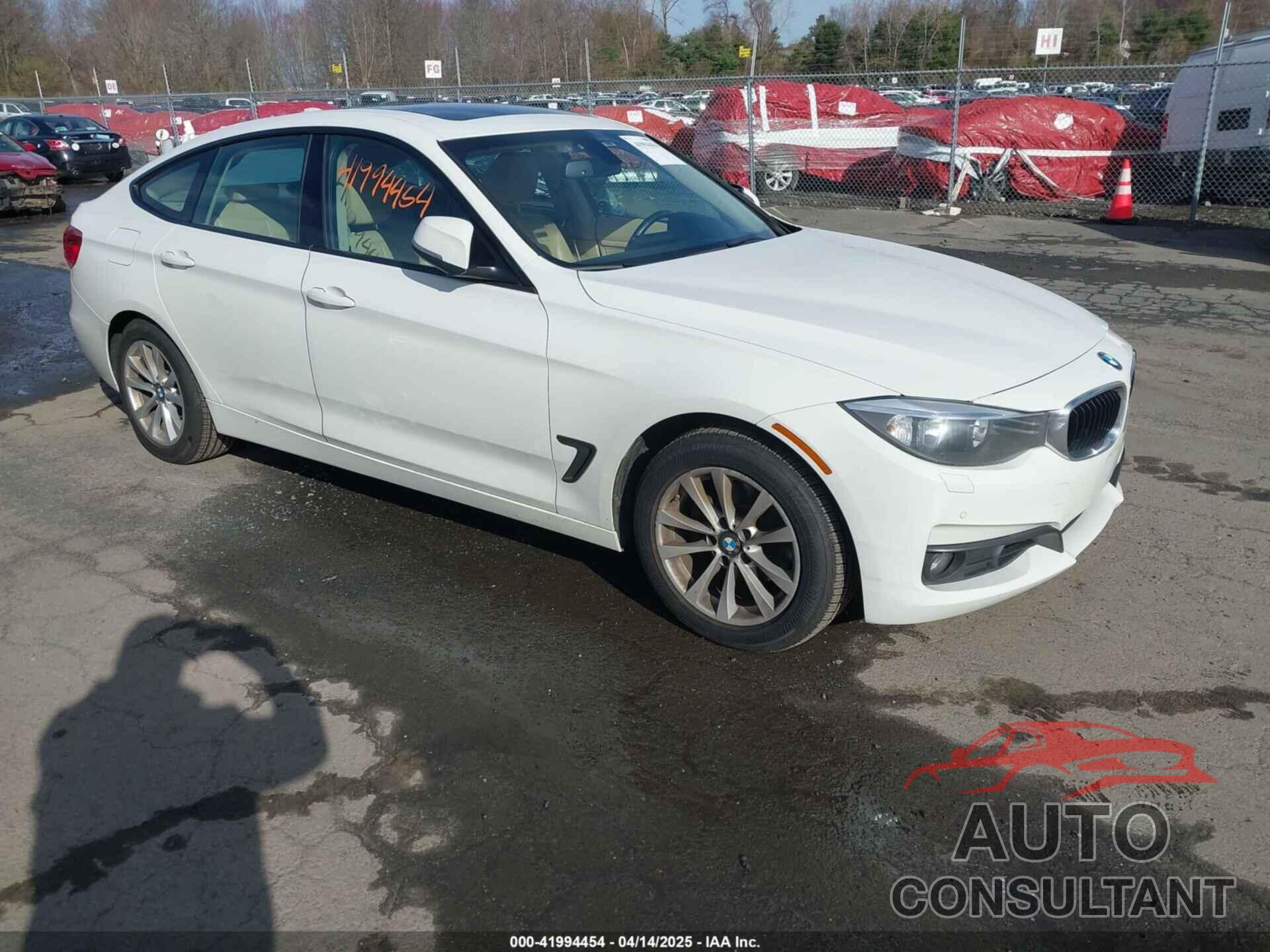 BMW 328I GRAN TURISMO 2015 - WBA8Z5C5XFGS37105