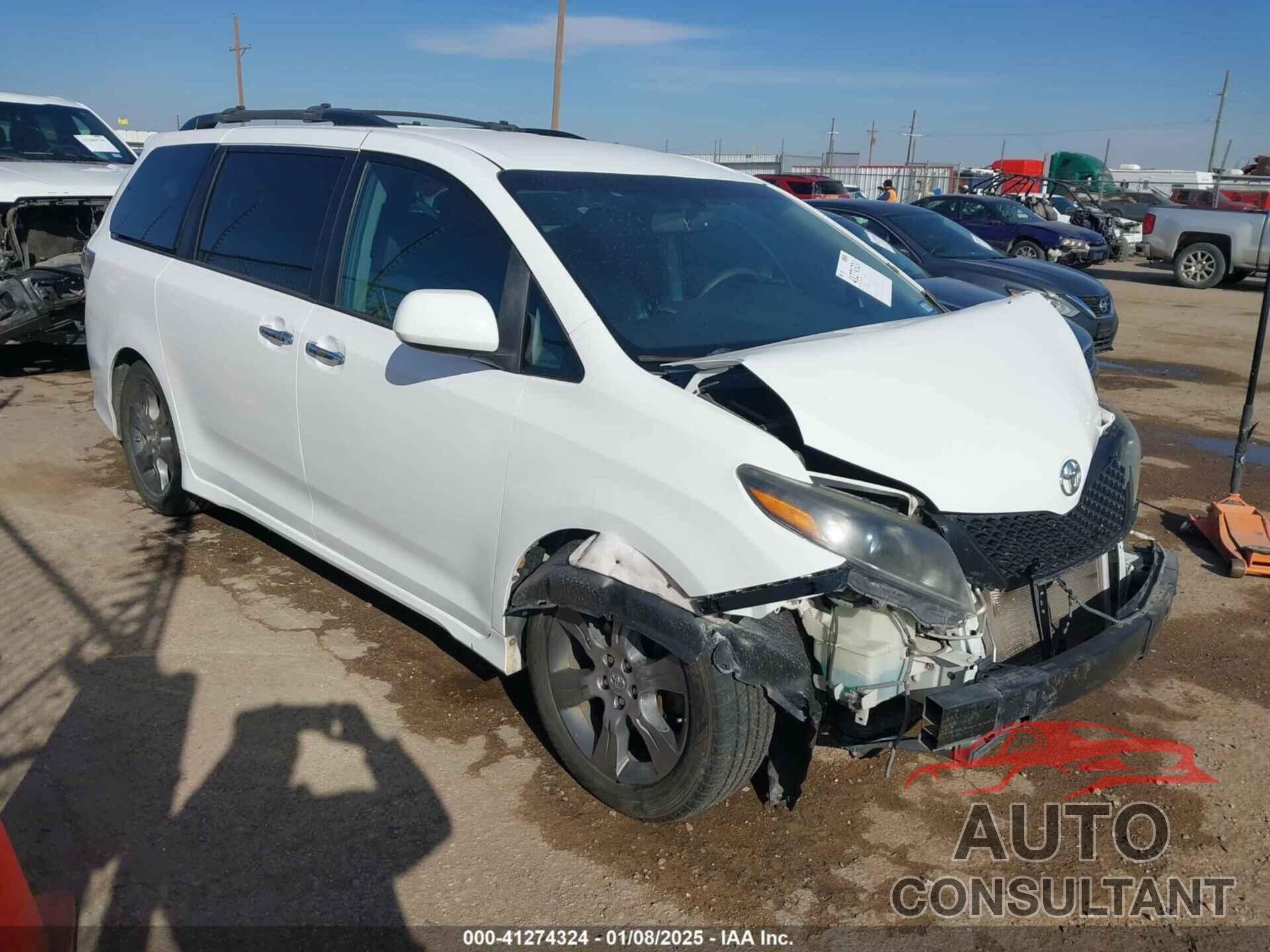 TOYOTA SIENNA 2015 - 5TDXK3DC2FS556797