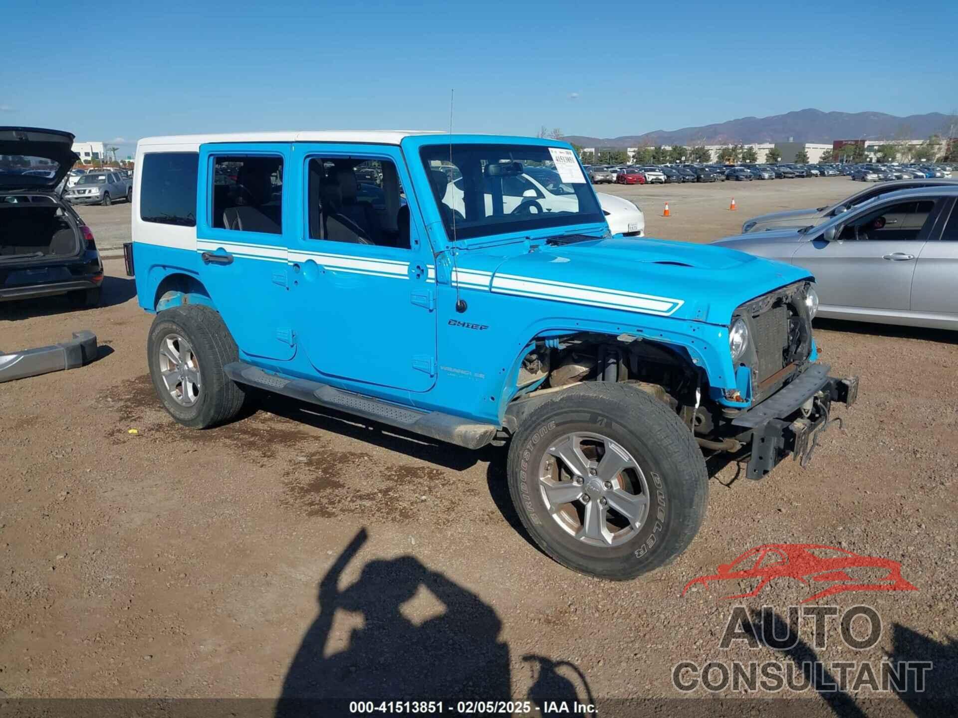 JEEP WRANGLER UNLIMITED 2017 - 1C4BJWEG7HL697322