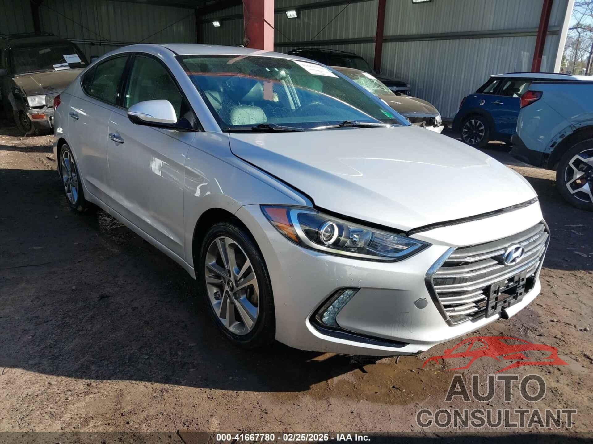 HYUNDAI ELANTRA 2017 - KMHD84LFXHU101368
