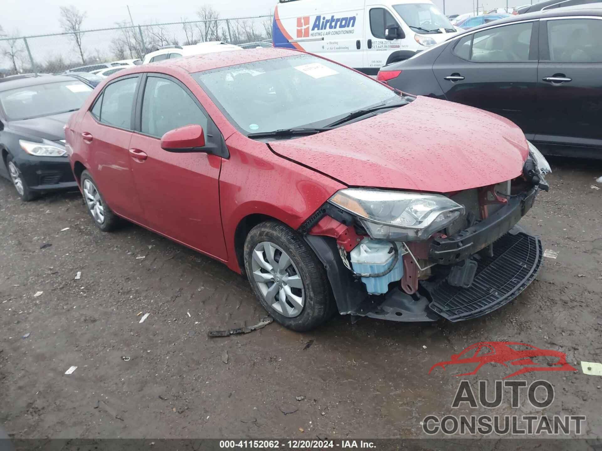 TOYOTA COROLLA 2016 - 5YFBURHE8GP478636