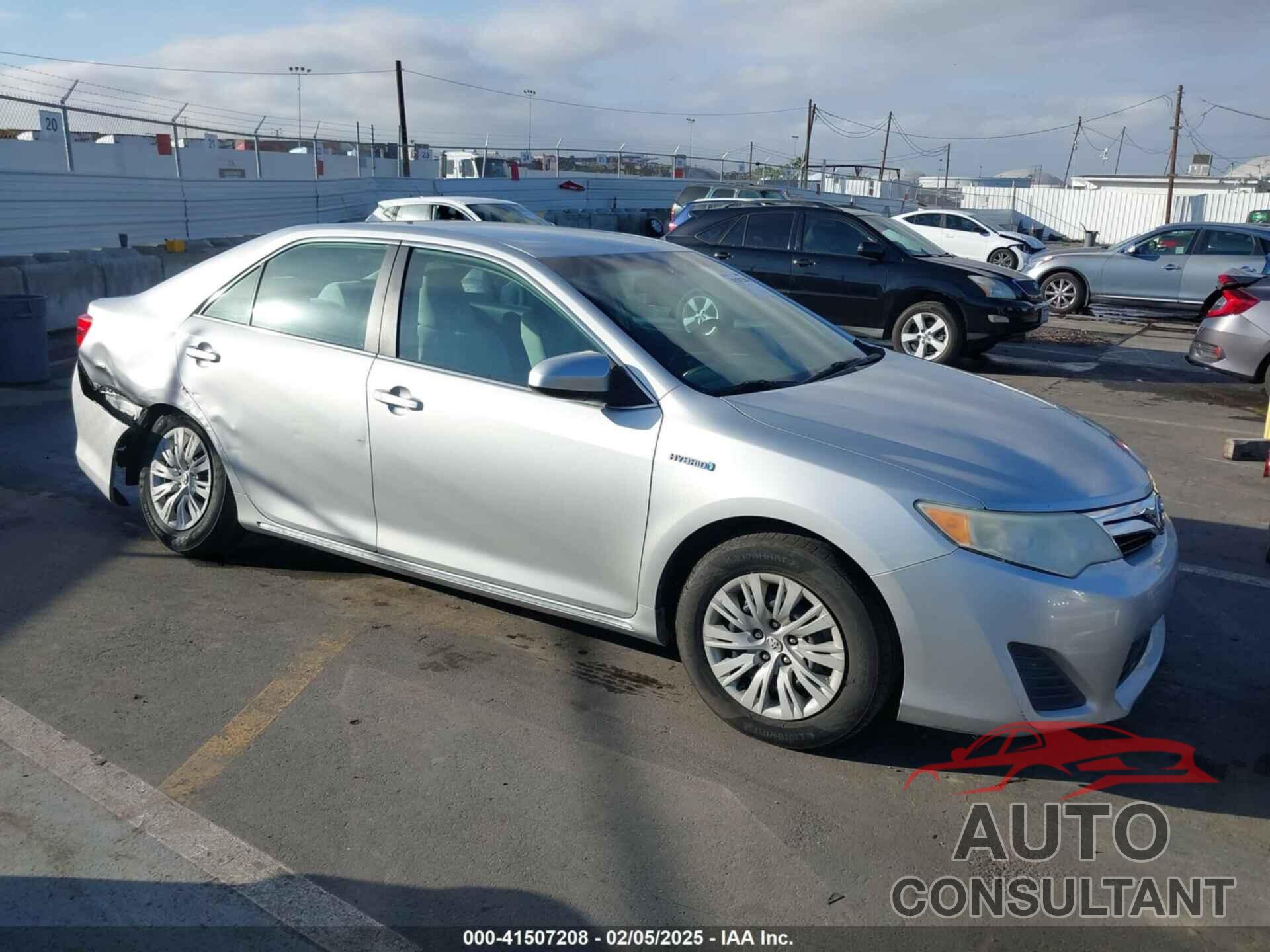 TOYOTA CAMRY HYBRID 2012 - 4T1BD1FK9CU012975