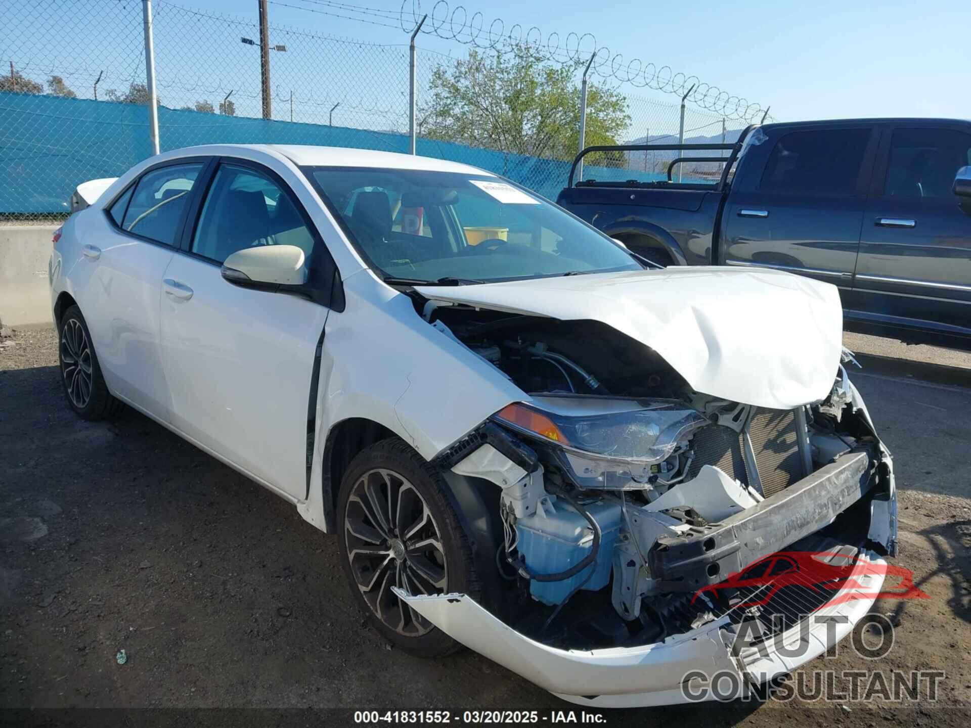 TOYOTA COROLLA 2016 - 2T1BURHE8GC664175