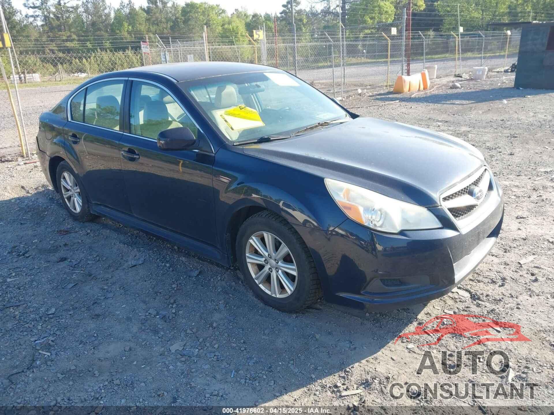 SUBARU LEGACY 2012 - 4S3BMCC62C3041554