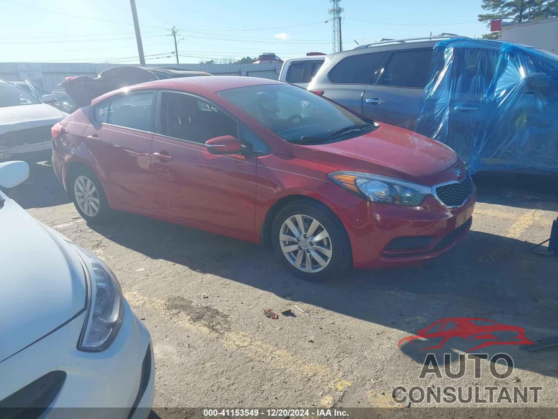 KIA FORTE 2014 - KNAFX4A66E5249362