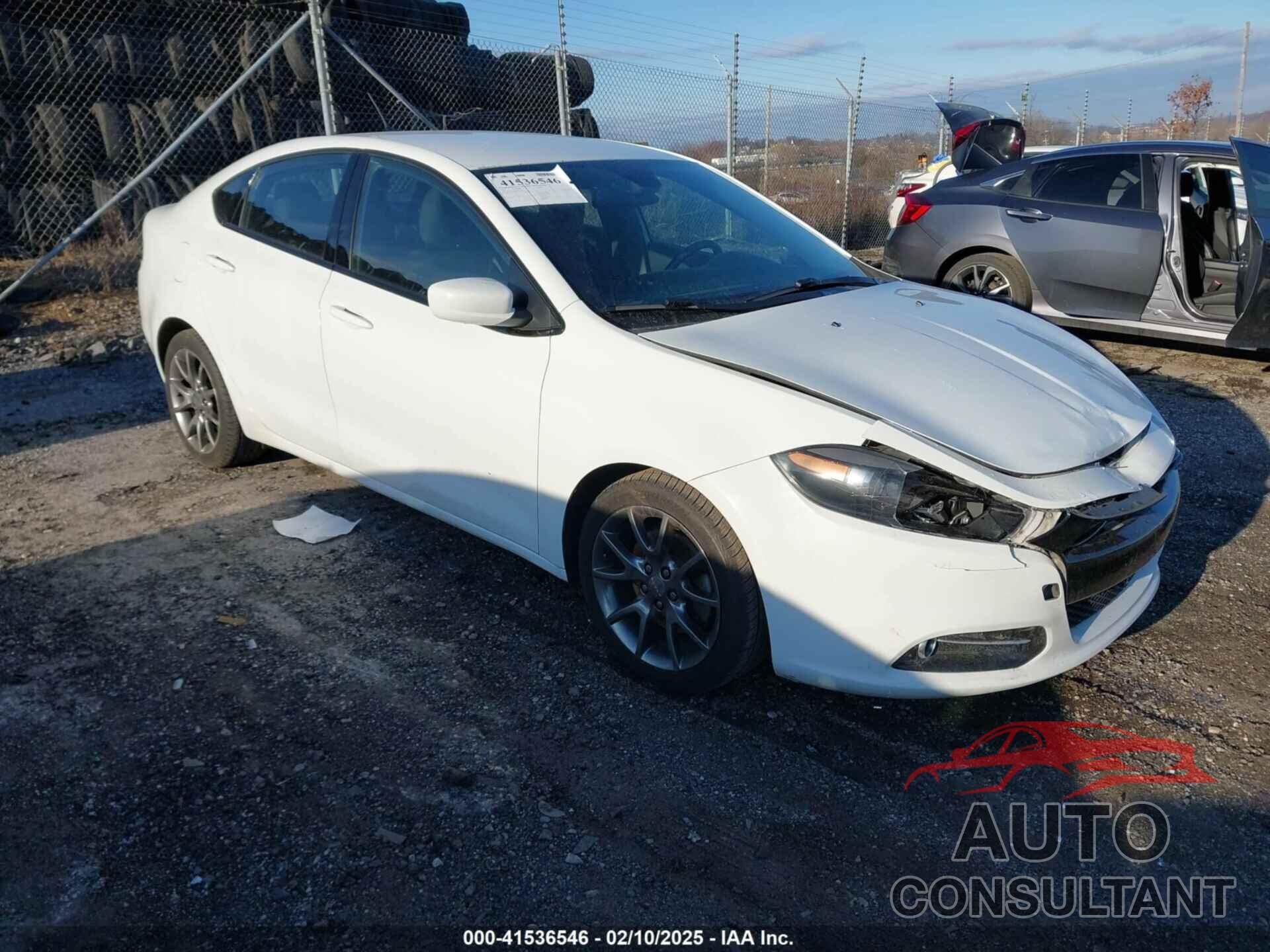 DODGE DART 2015 - 1C3CDFBB6FD119227