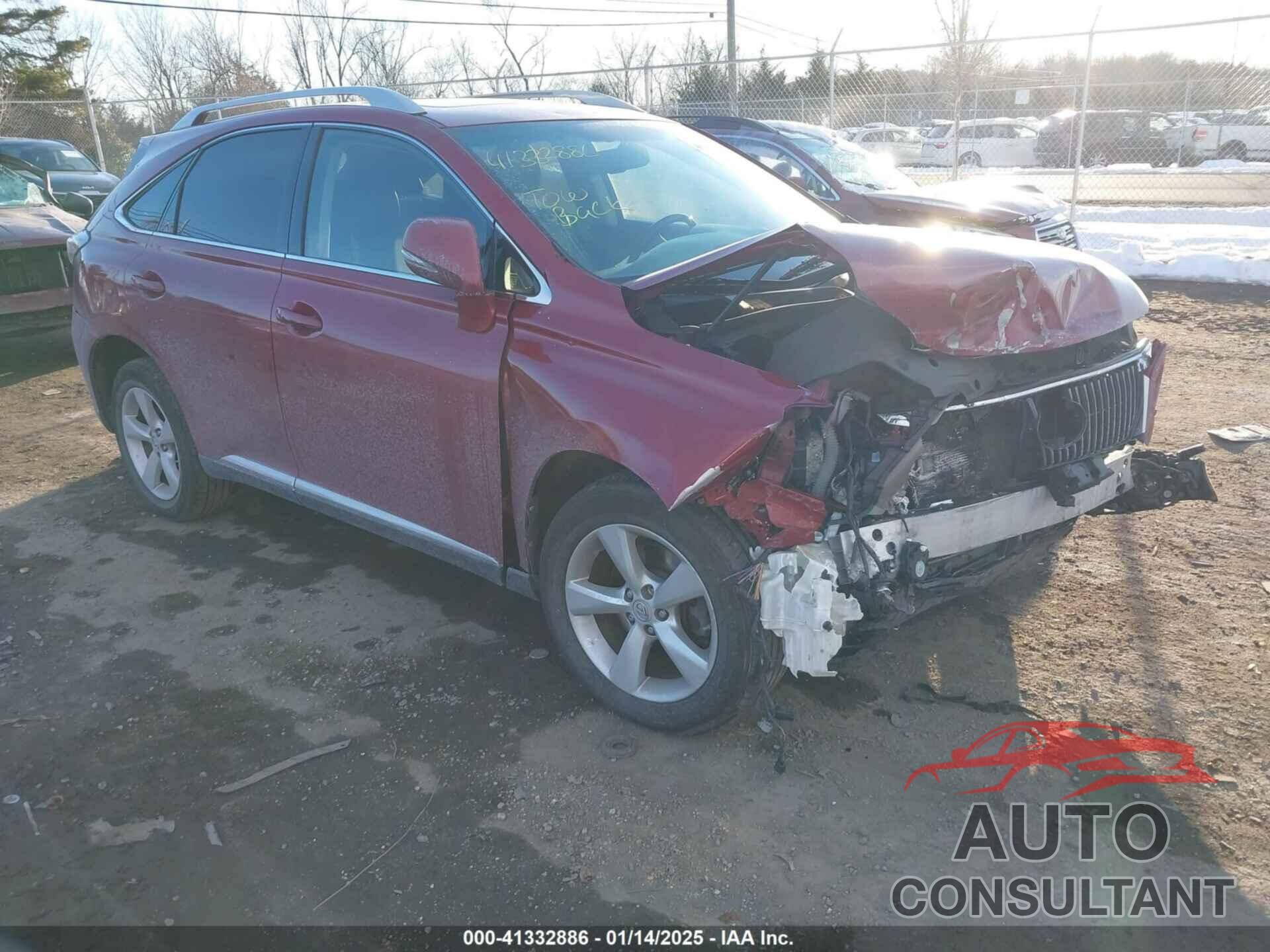 LEXUS RX 350 2010 - JTJBK1BA2A2416942