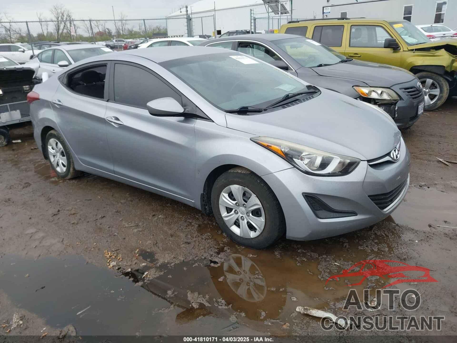 HYUNDAI ELANTRA 2016 - 5NPDH4AEXGH719572