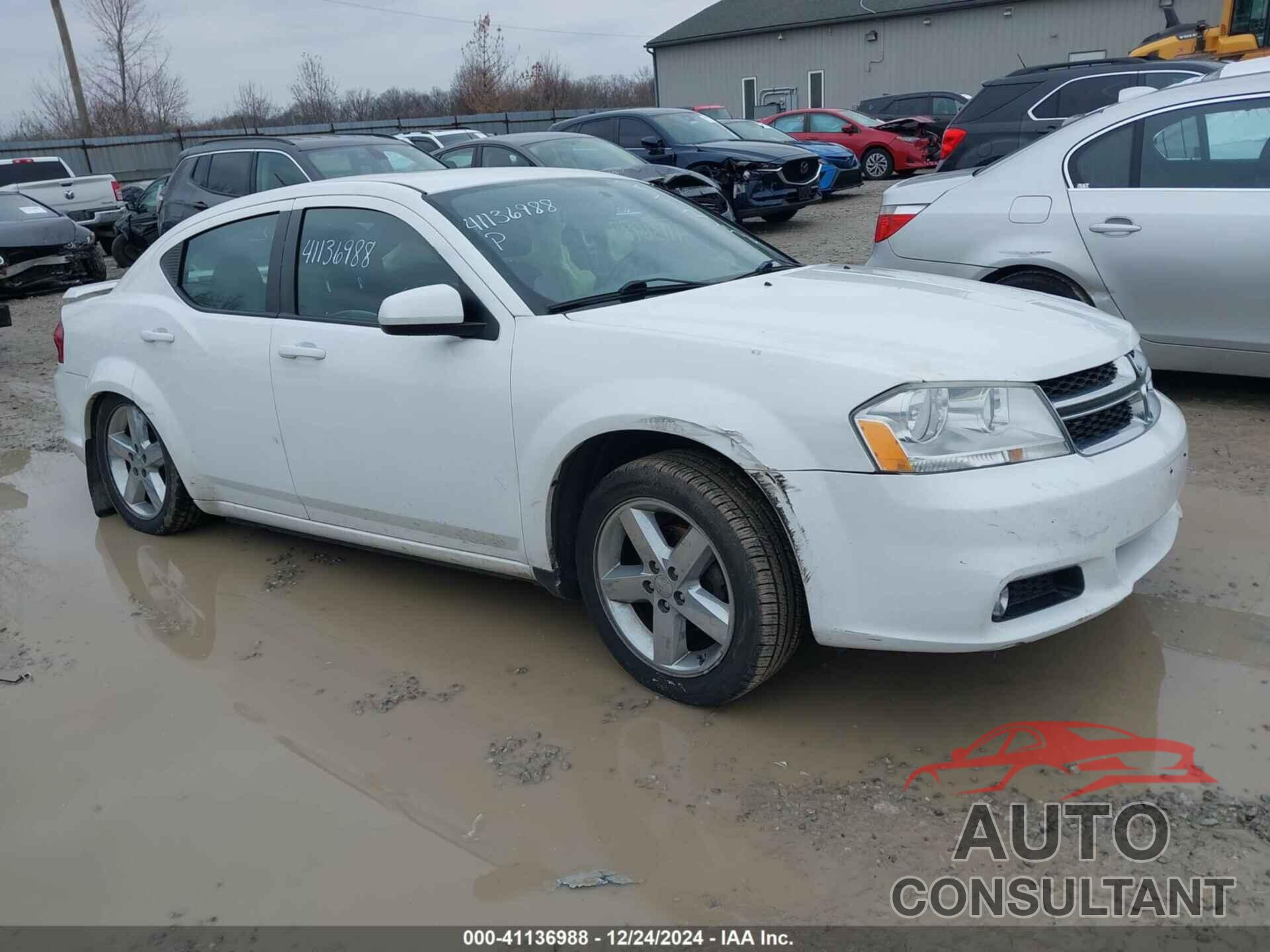 DODGE AVENGER 2012 - 1C3CDZEG2CN313882