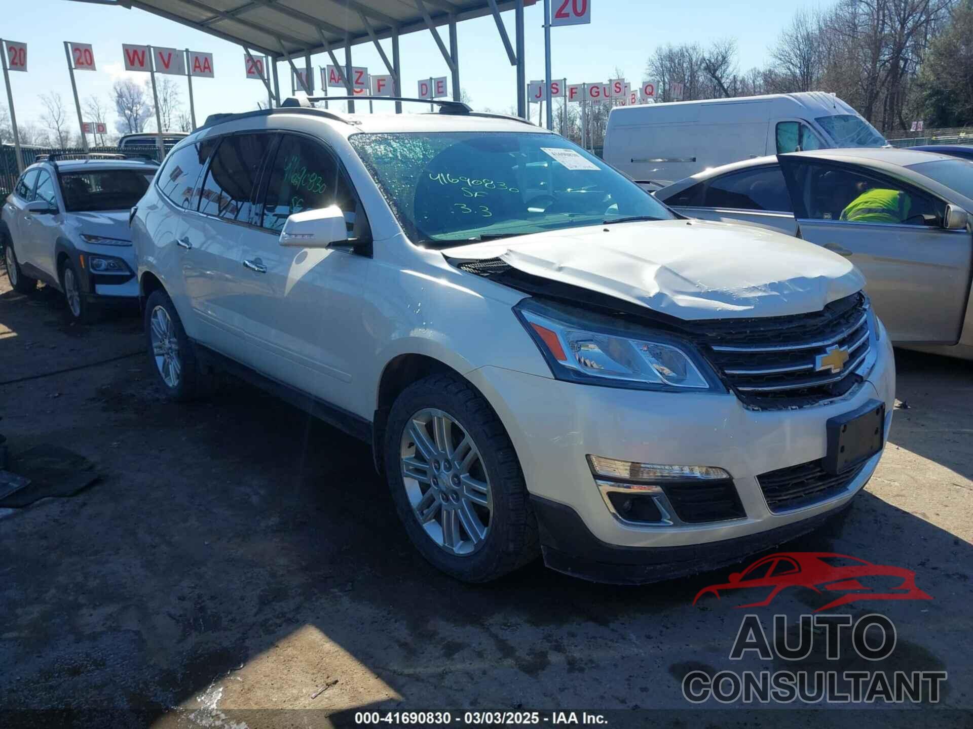 CHEVROLET TRAVERSE 2014 - 1GNKVGKD0EJ197473