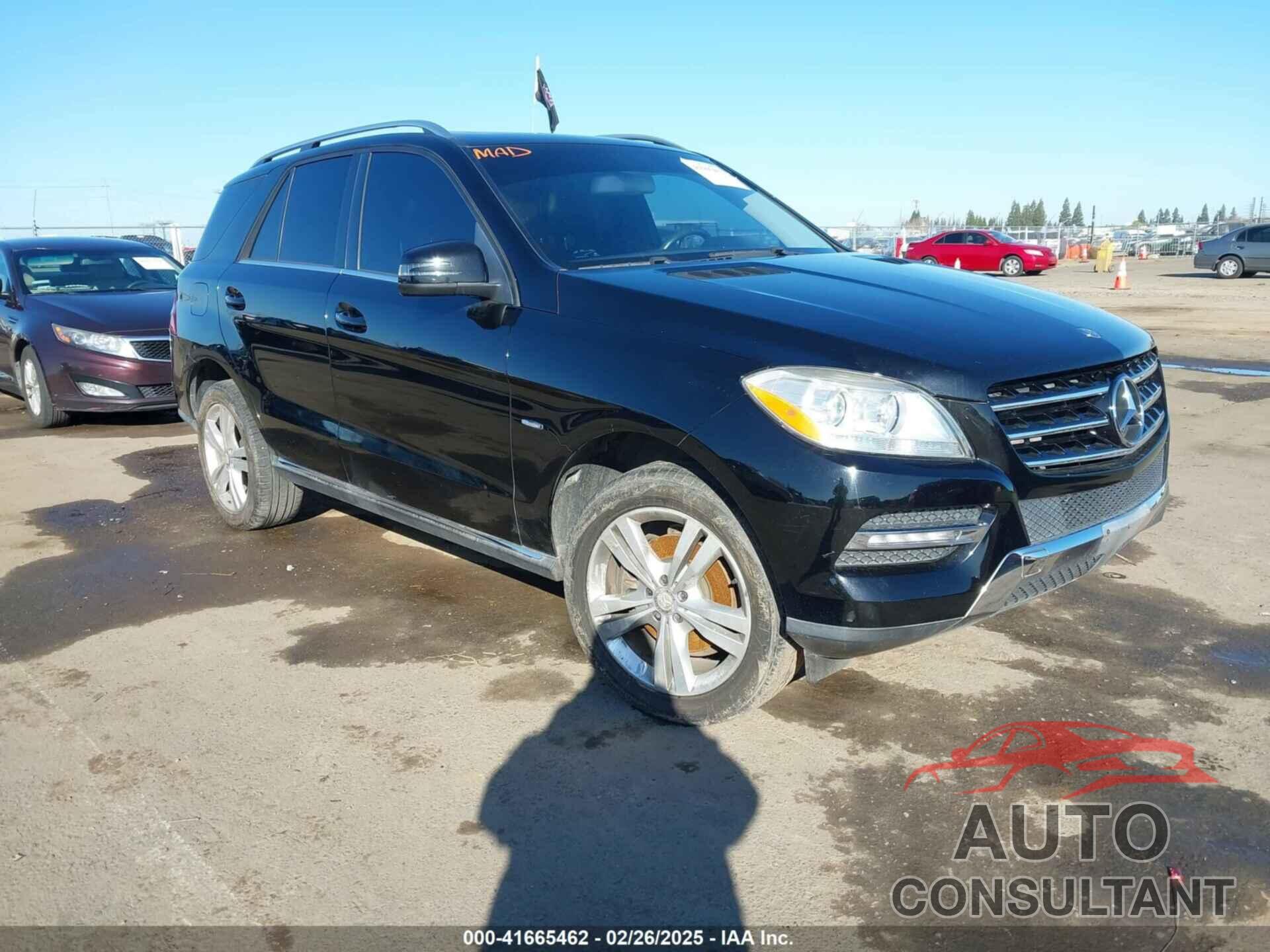 MERCEDES-BENZ ML 350 2012 - 4JGDA5HB8CA036367