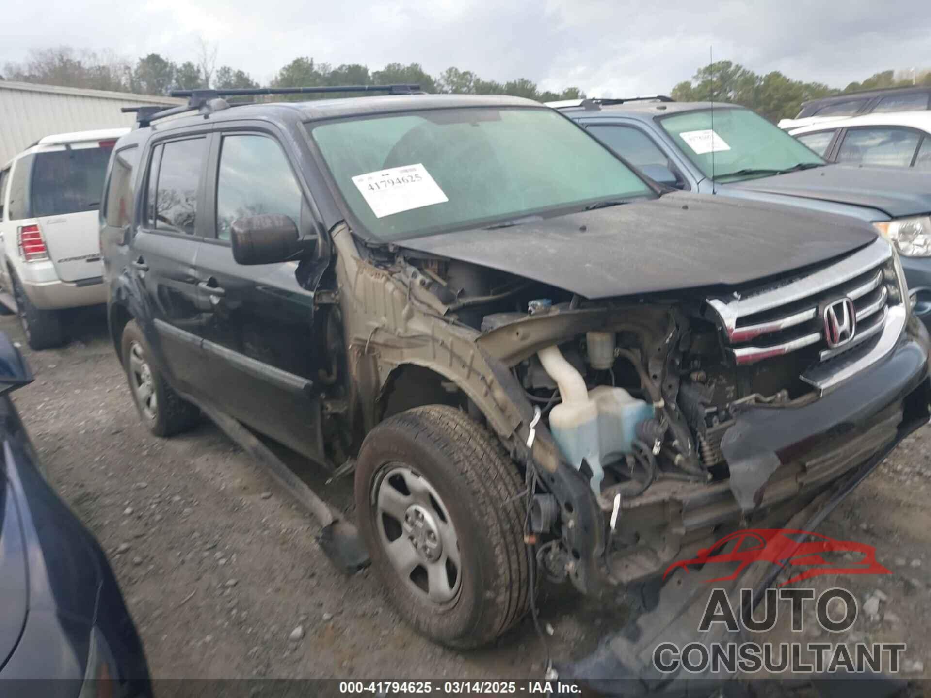 HONDA PILOT 2015 - 5FNYF4H22FB004432