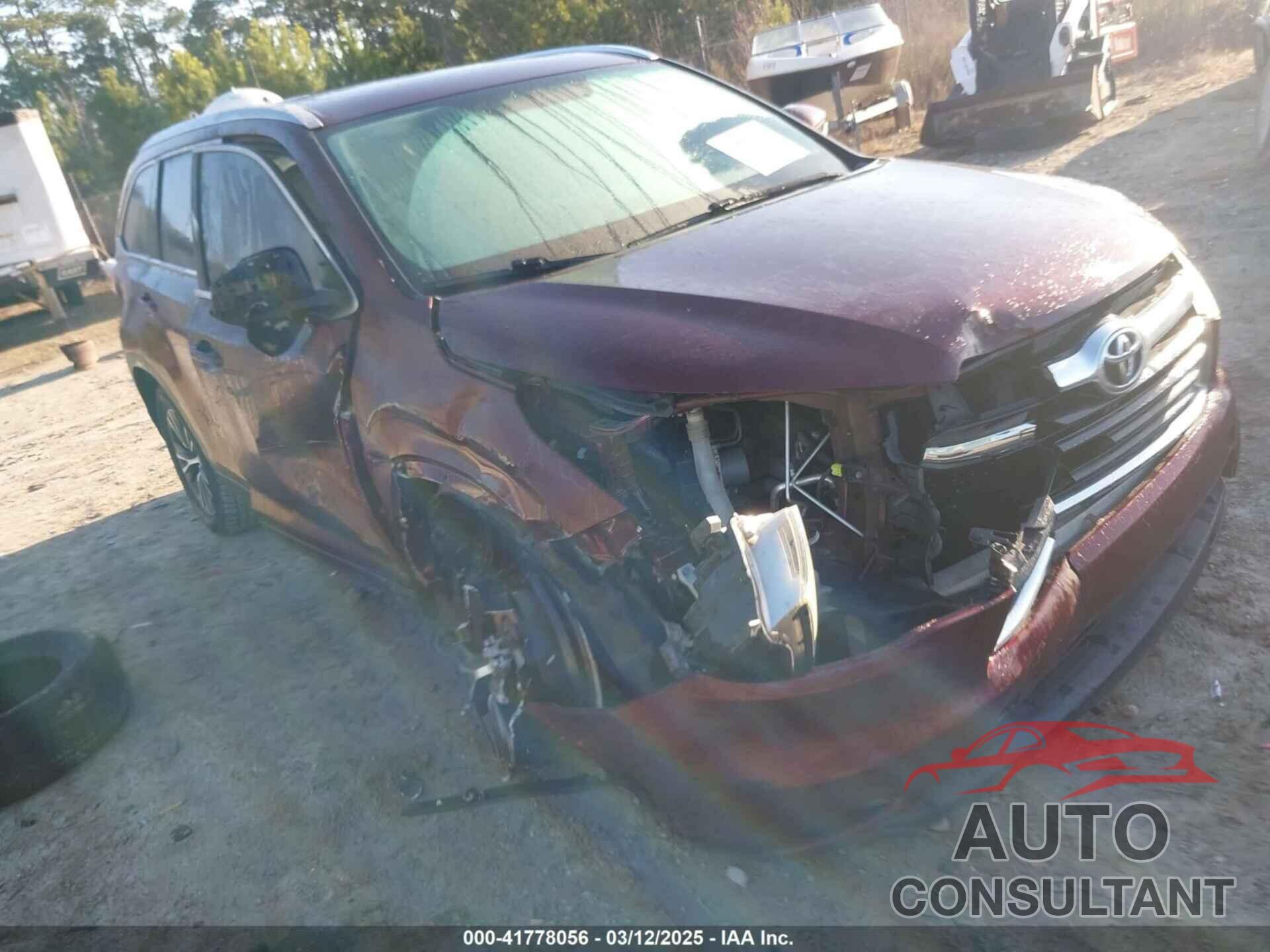 TOYOTA HIGHLANDER 2016 - 5TDKKRFH3GS180280