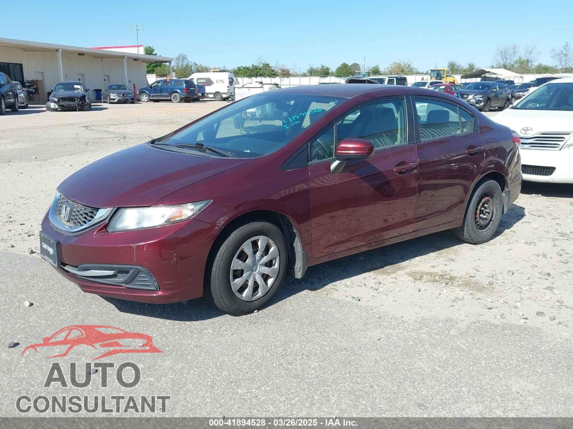 HONDA CIVIC 2014 - 19XFB2F5XEE009709
