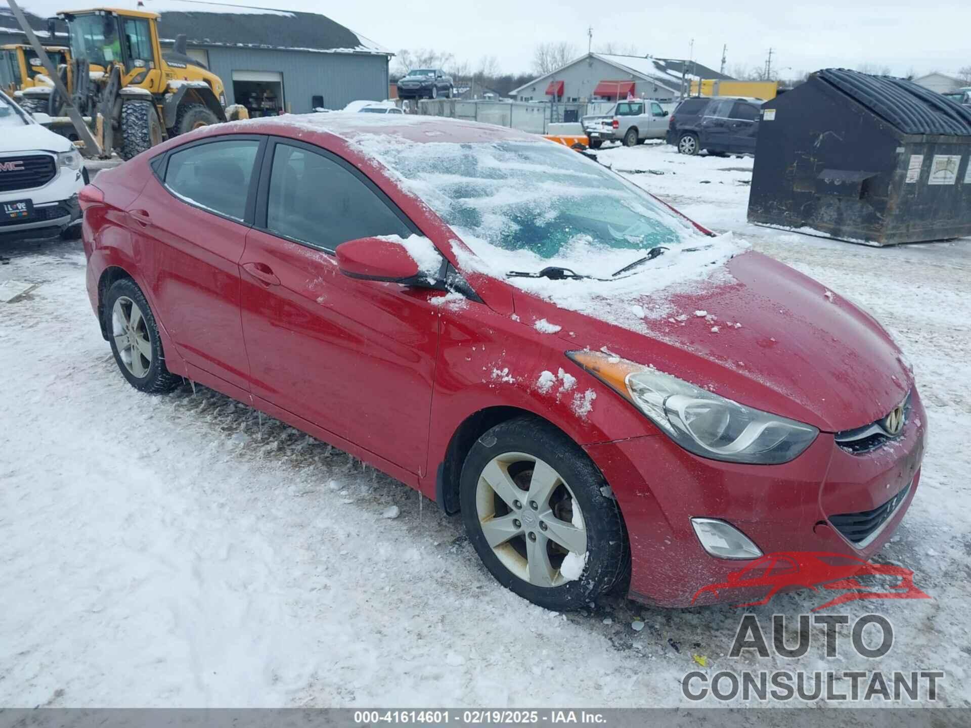 HYUNDAI ELANTRA 2013 - KMHDH4AE4DU934443