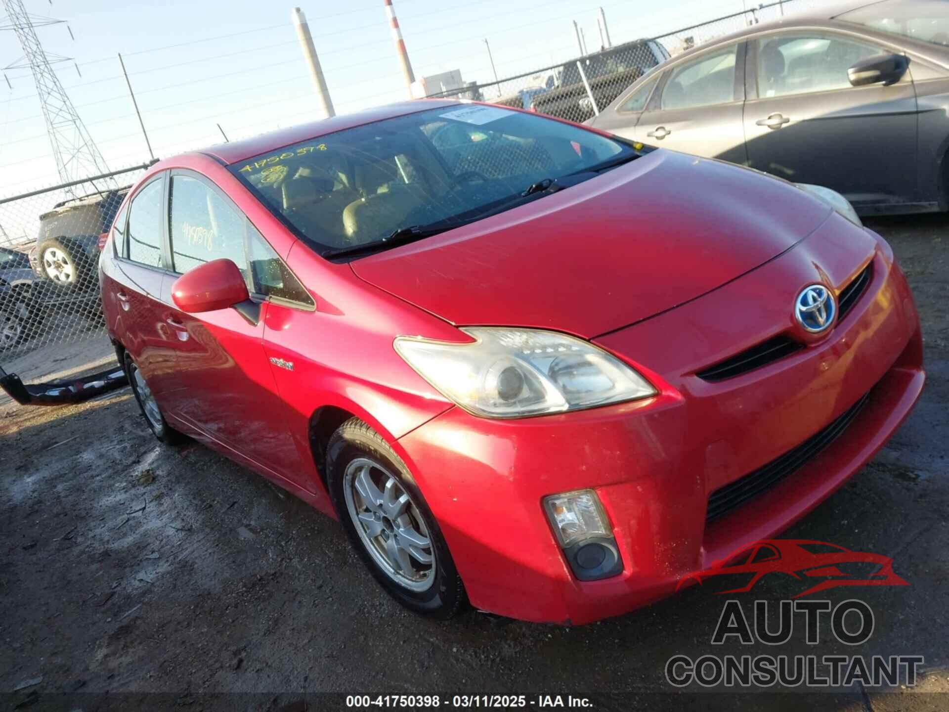 TOYOTA PRIUS 2010 - JTDKN3DU7A0119223