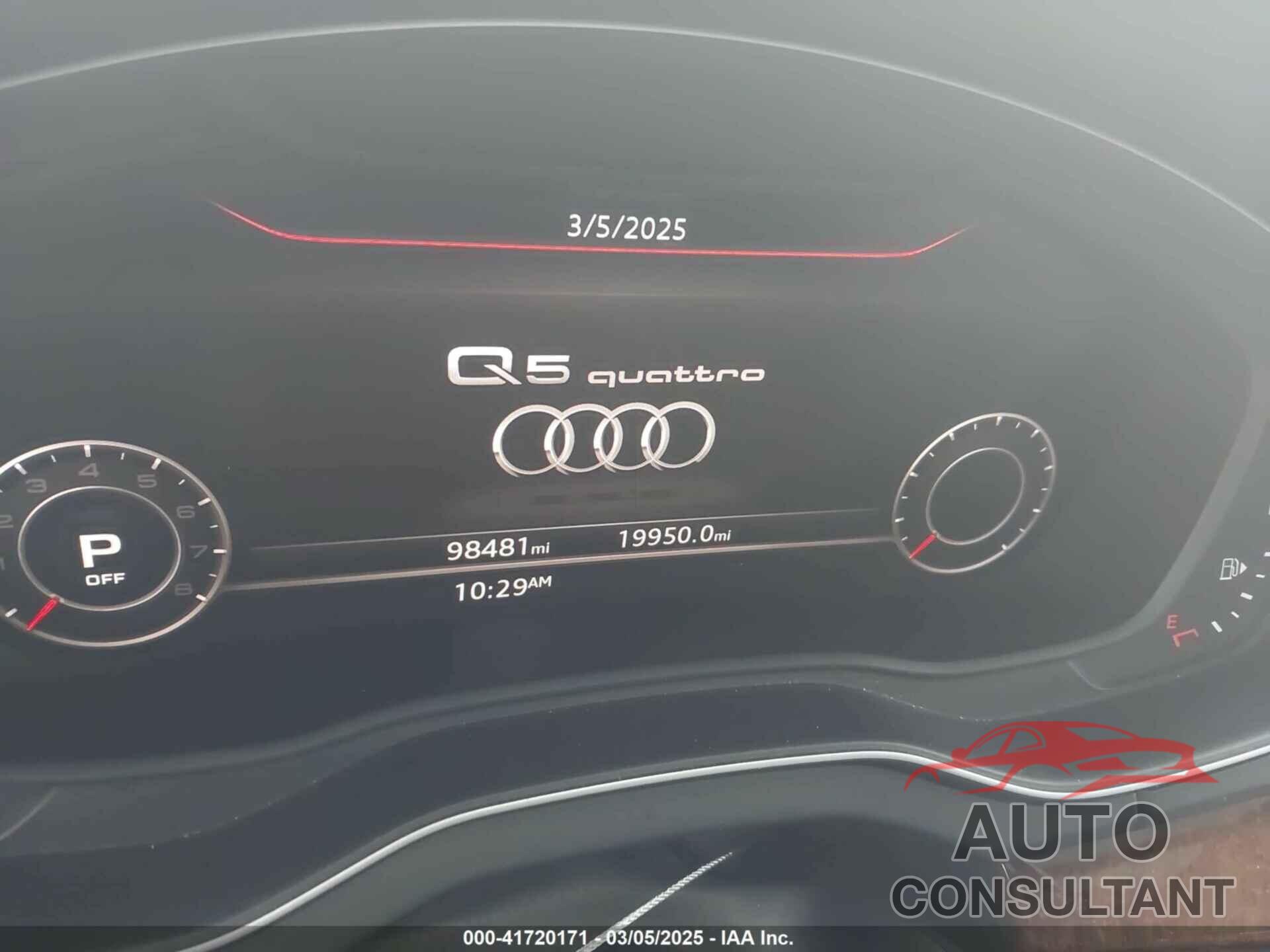 AUDI Q5 2018 - WA1BNAFY3J2044961