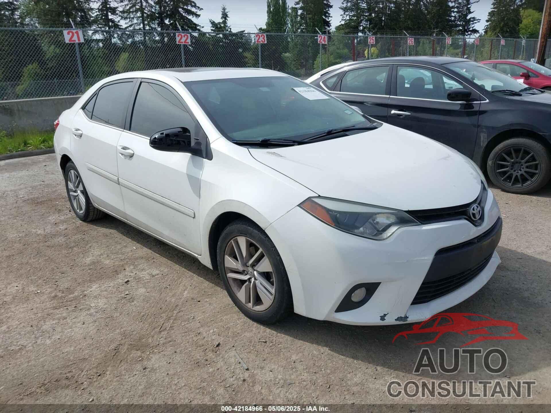 TOYOTA COROLLA 2014 - 5YFBPRHE6EP009758