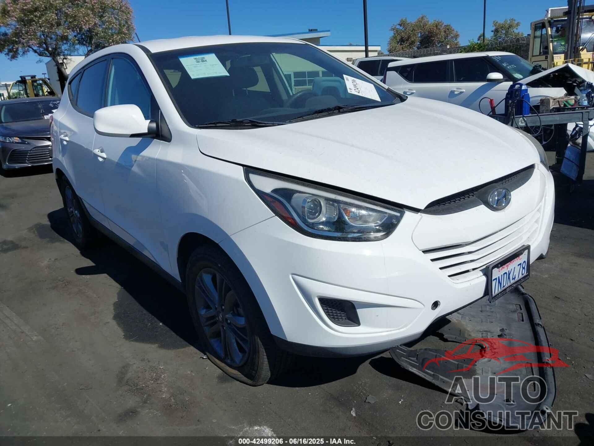 HYUNDAI TUCSON 2015 - KM8JTCAF9FU074899