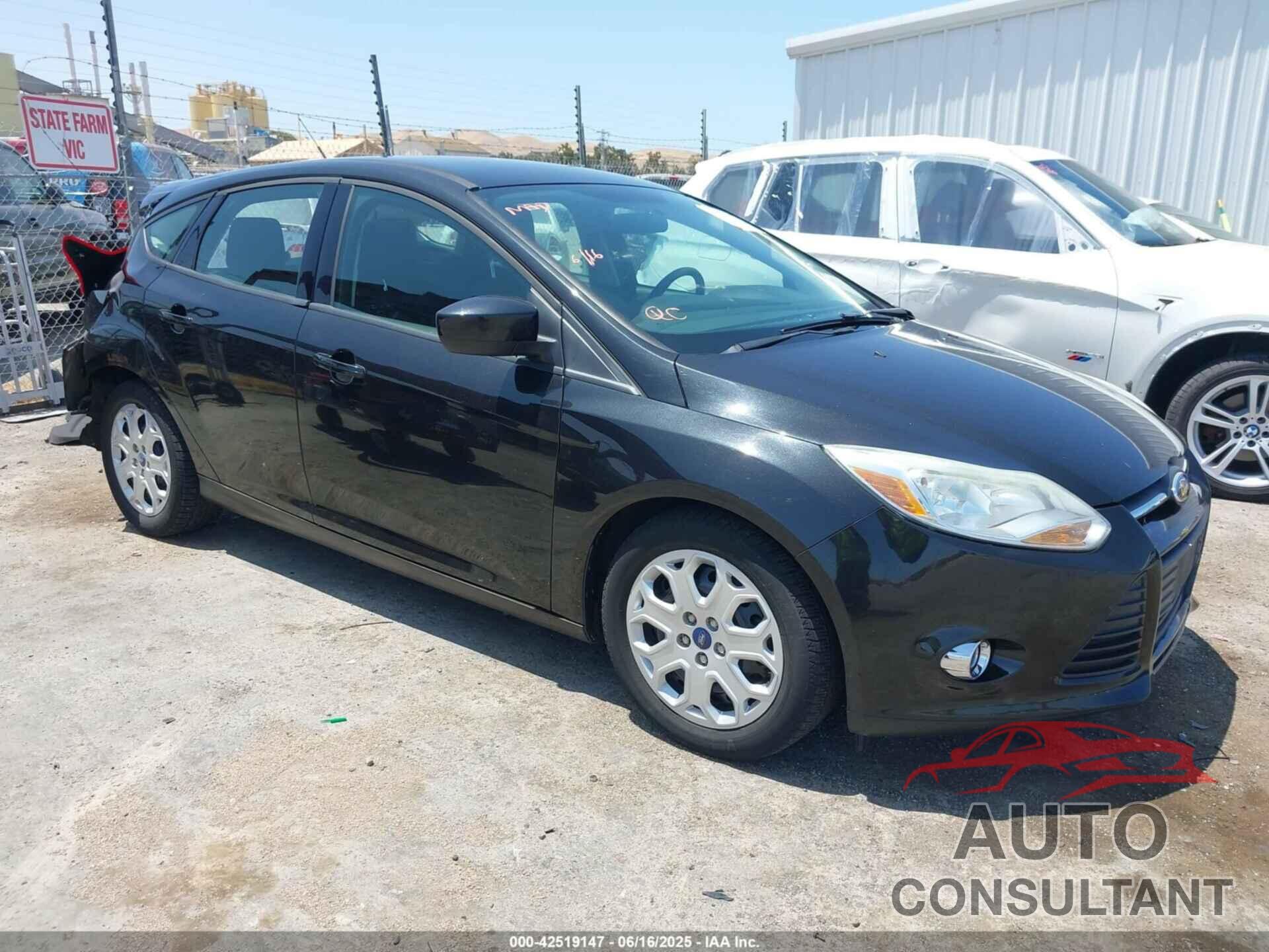 FORD FOCUS 2012 - 1FAHP3K25CL164321