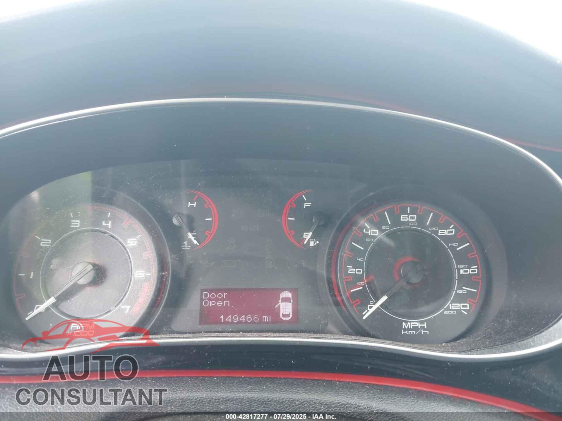 DODGE DART 2013 - 1C3CDFBA8DD105575