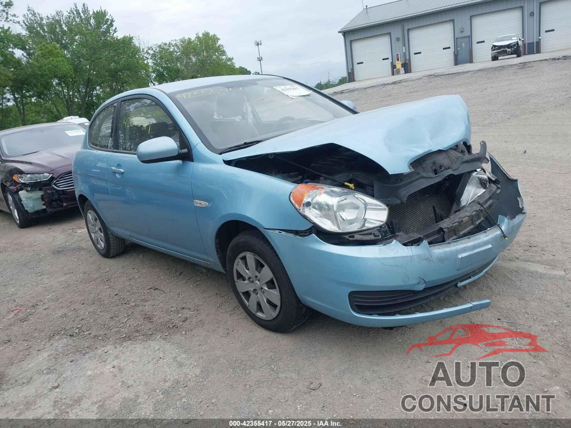 HYUNDAI ACCENT 2010 - KMHCM3ACXAU164583