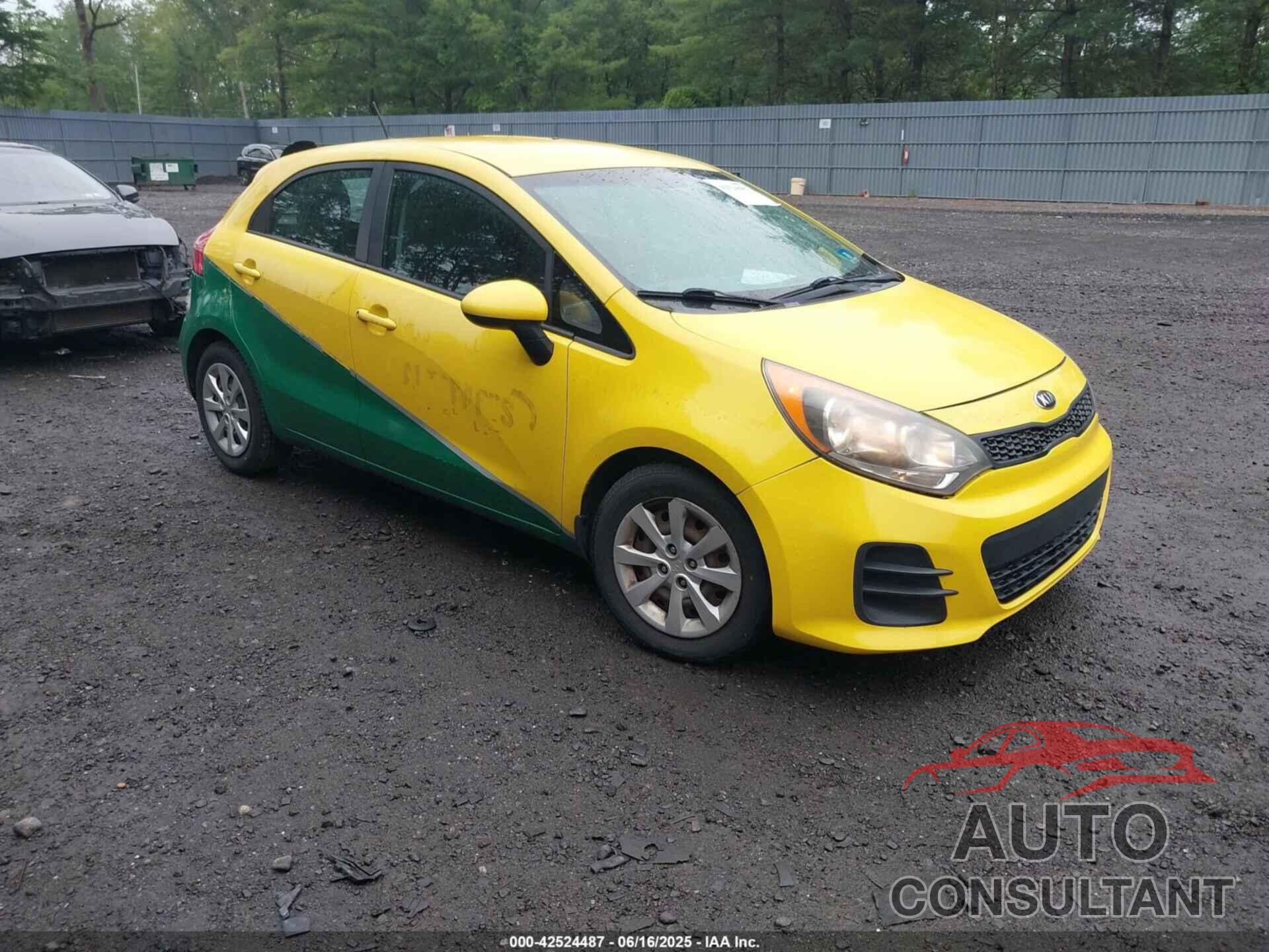 KIA RIO 2017 - KNADM5A34H6007440