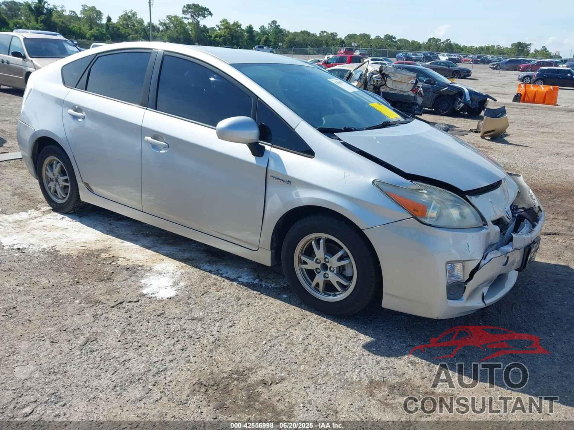 TOYOTA PRIUS 2010 - JTDKN3DU3A0168029