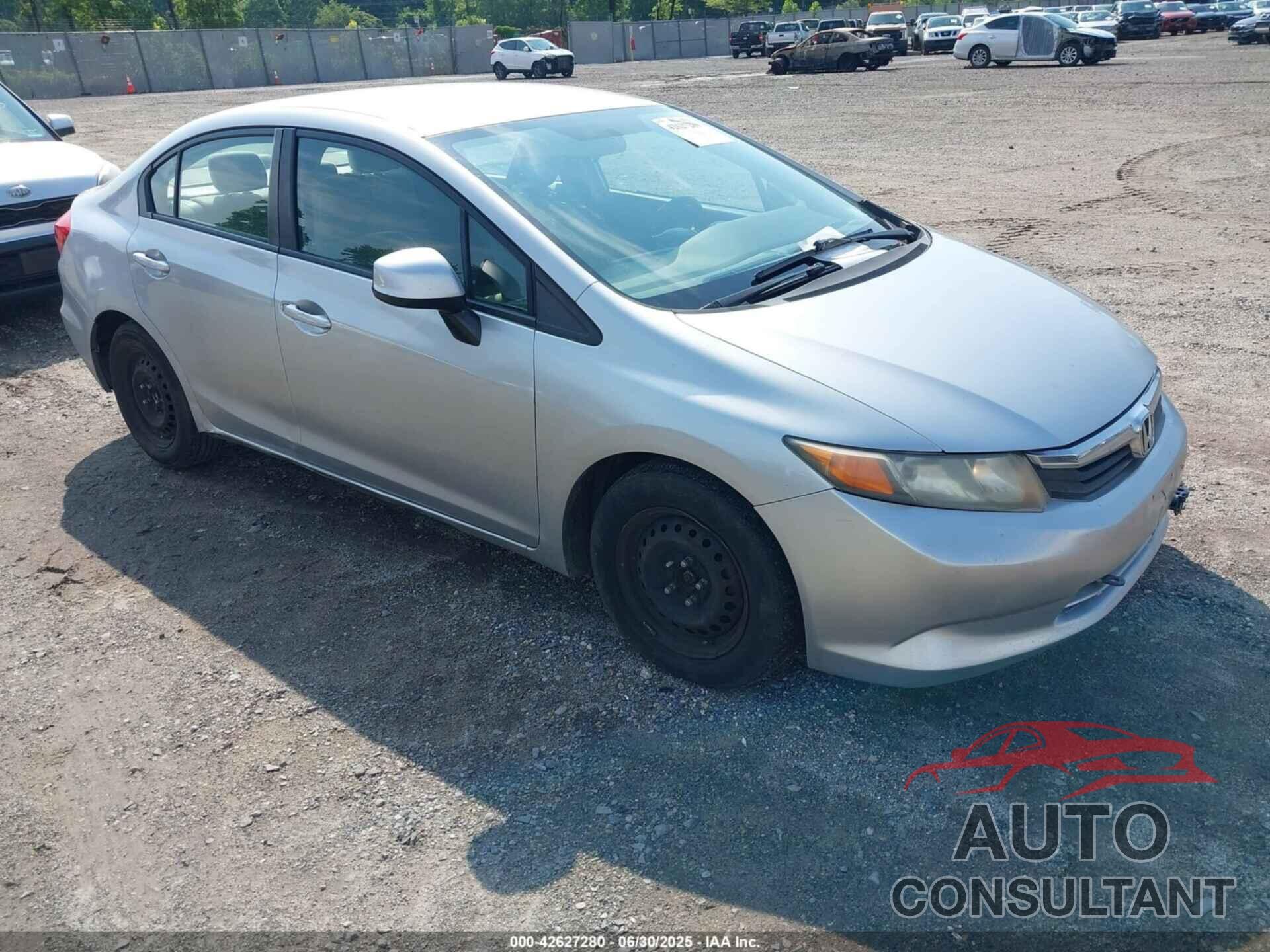 HONDA CIVIC 2012 - 19XFB2F58CE320231