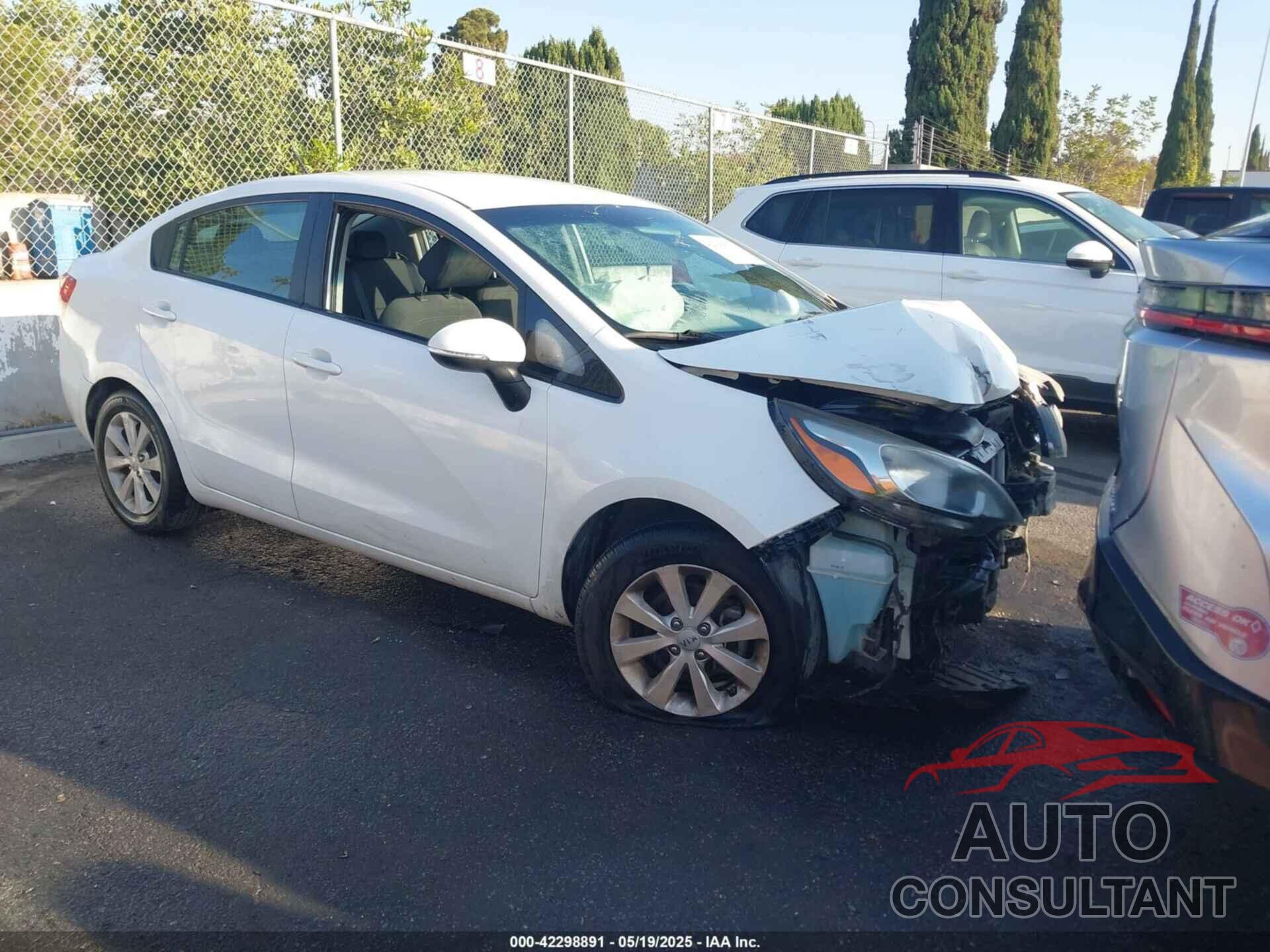 KIA RIO 2013 - KNADN4A37D6124205