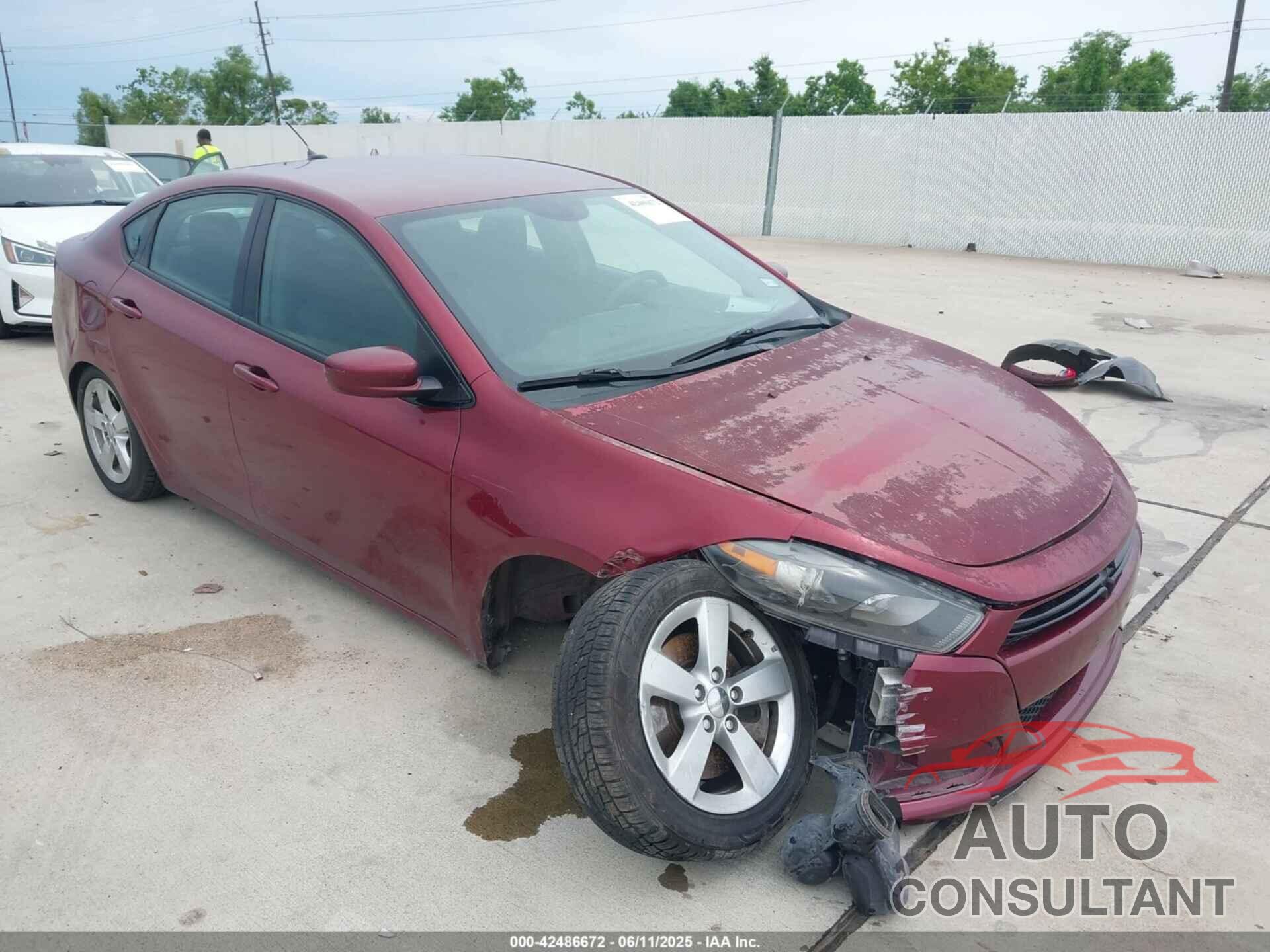 DODGE DART 2015 - 1C3CDFBB2FD299922