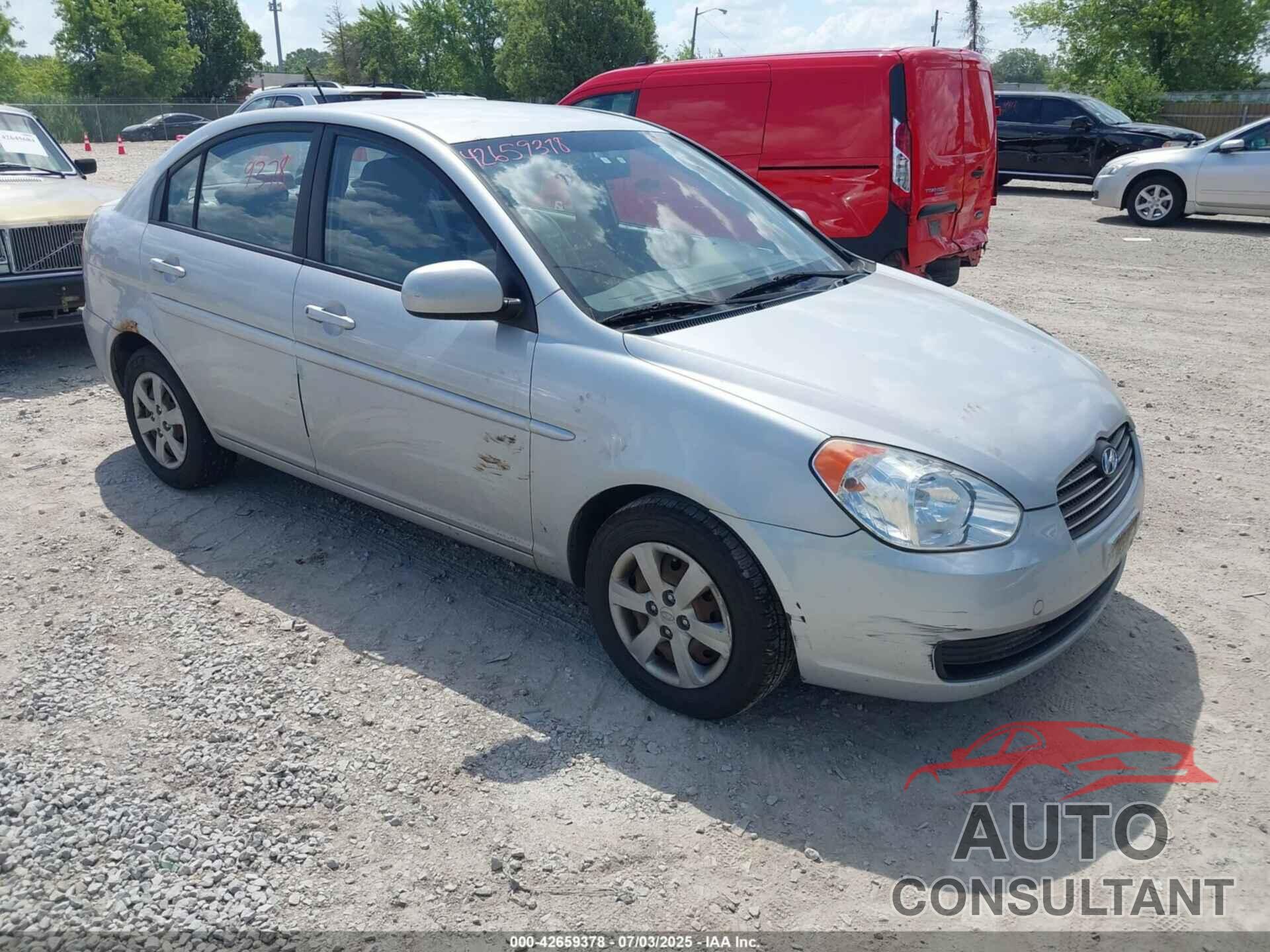 HYUNDAI ACCENT 2011 - KMHCN4AC2BU603781