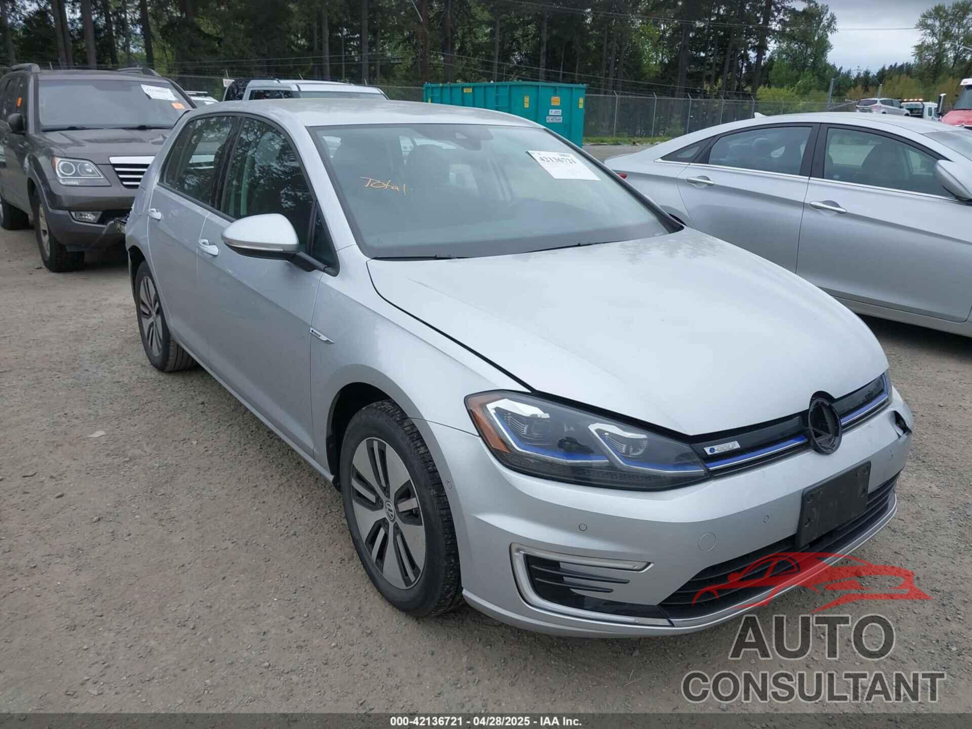VOLKSWAGEN E-GOLF 2019 - WVWPR7AU3KW908778