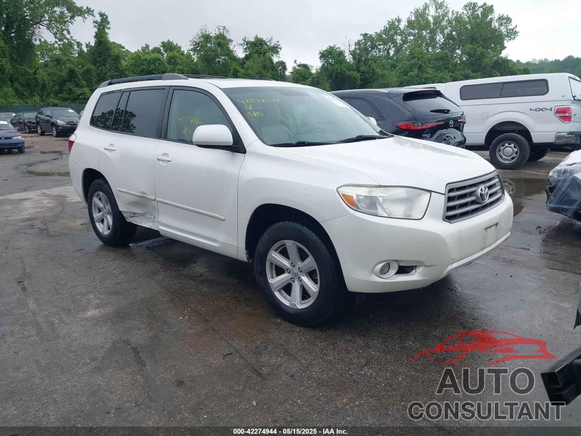TOYOTA HIGHLANDER 2010 - 5TDJK3EH9AS035424
