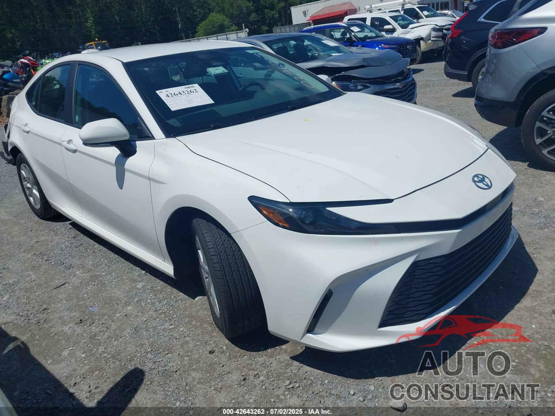 TOYOTA CAMRY 2025 - 4T1DAACKXSU029627