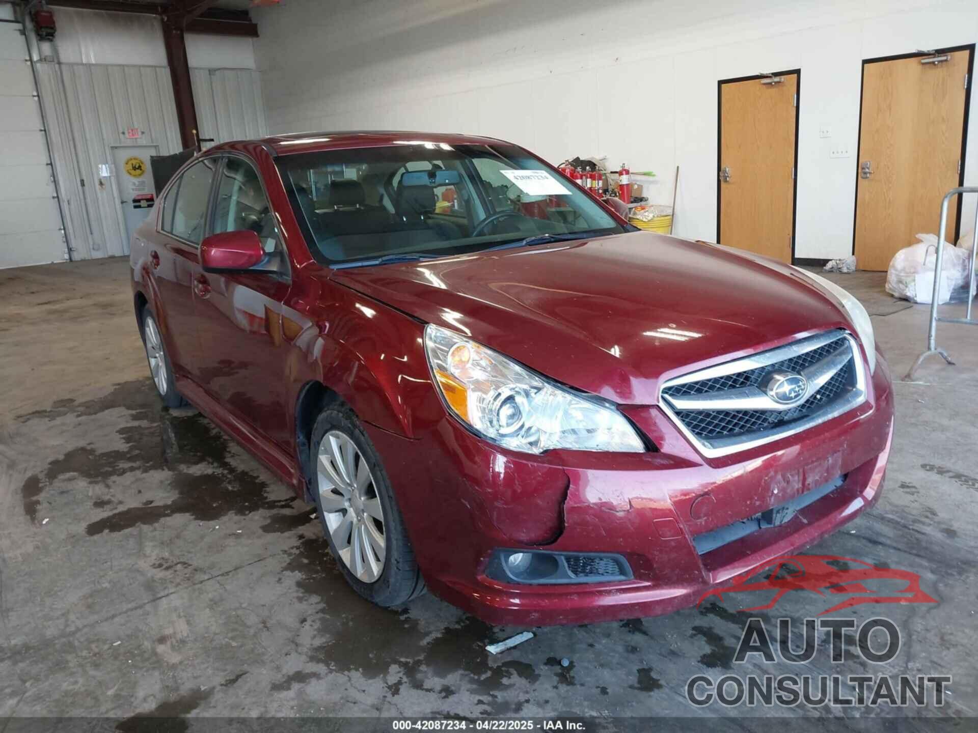 SUBARU LEGACY 2010 - 4S3BMBL60A3232218