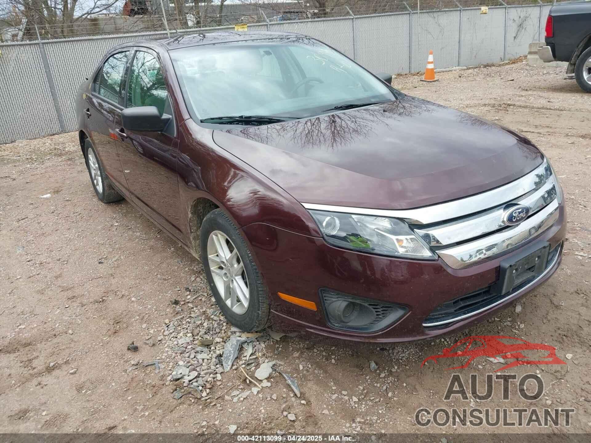 FORD FUSION 2012 - 3FAHP0GA7CR361149