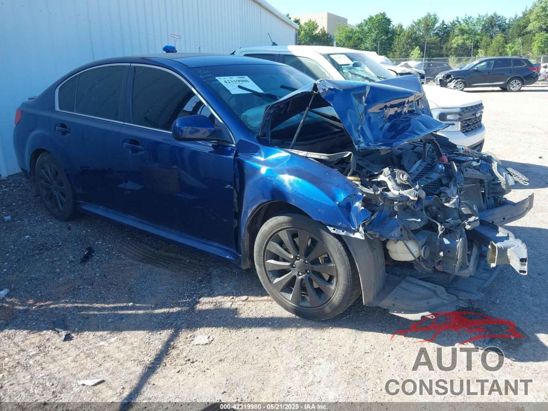 SUBARU LEGACY 2010 - 4S3BMDA69A2215972
