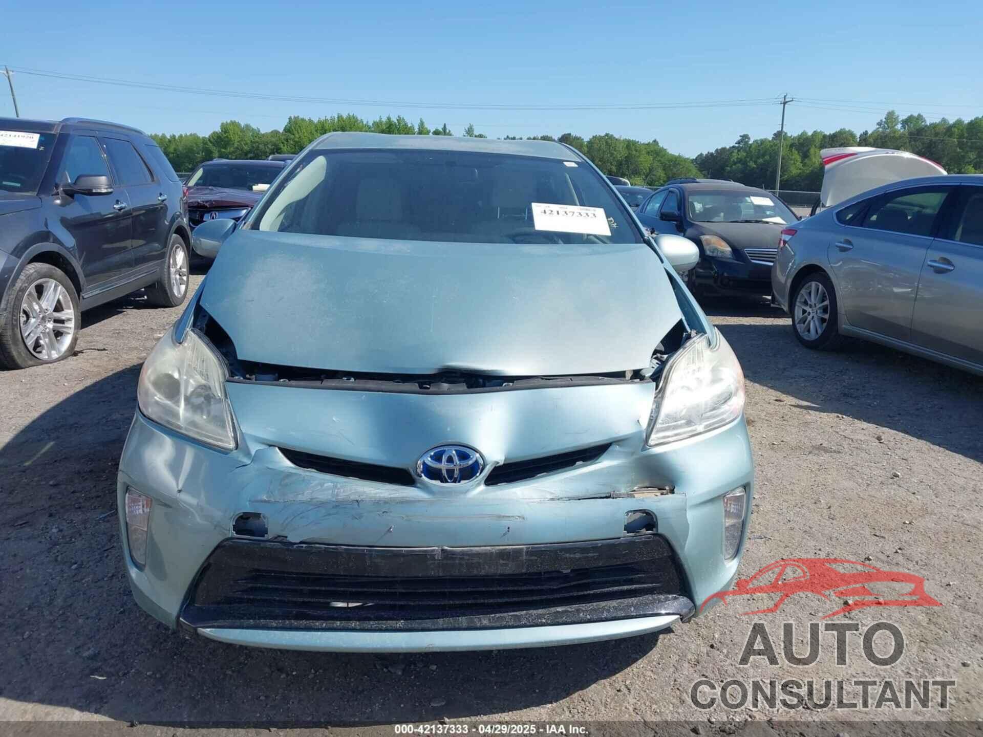 TOYOTA PRIUS 2013 - JTDKN3DU7D1616318