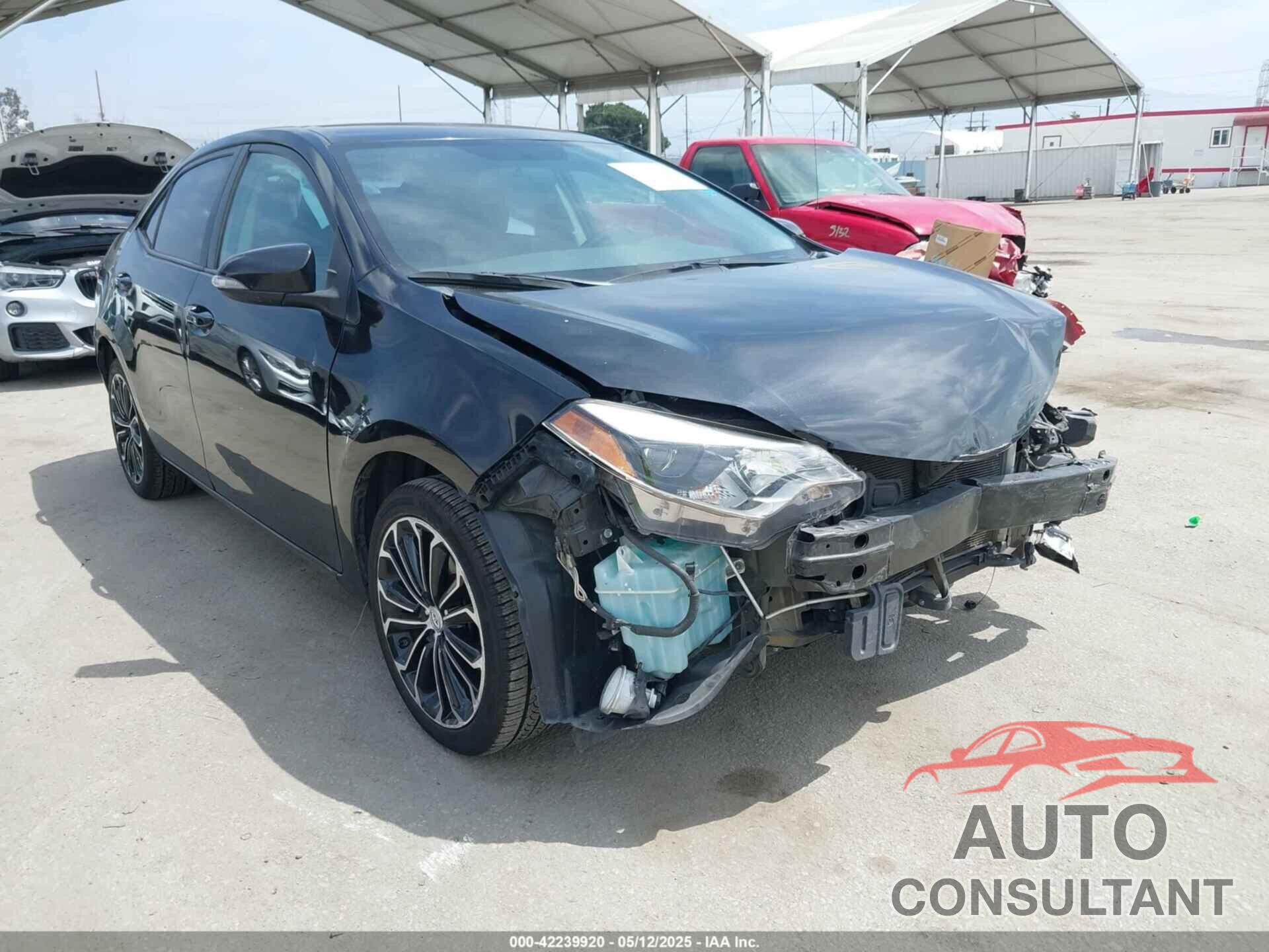 TOYOTA COROLLA 2015 - 5YFBURHE0FP266229