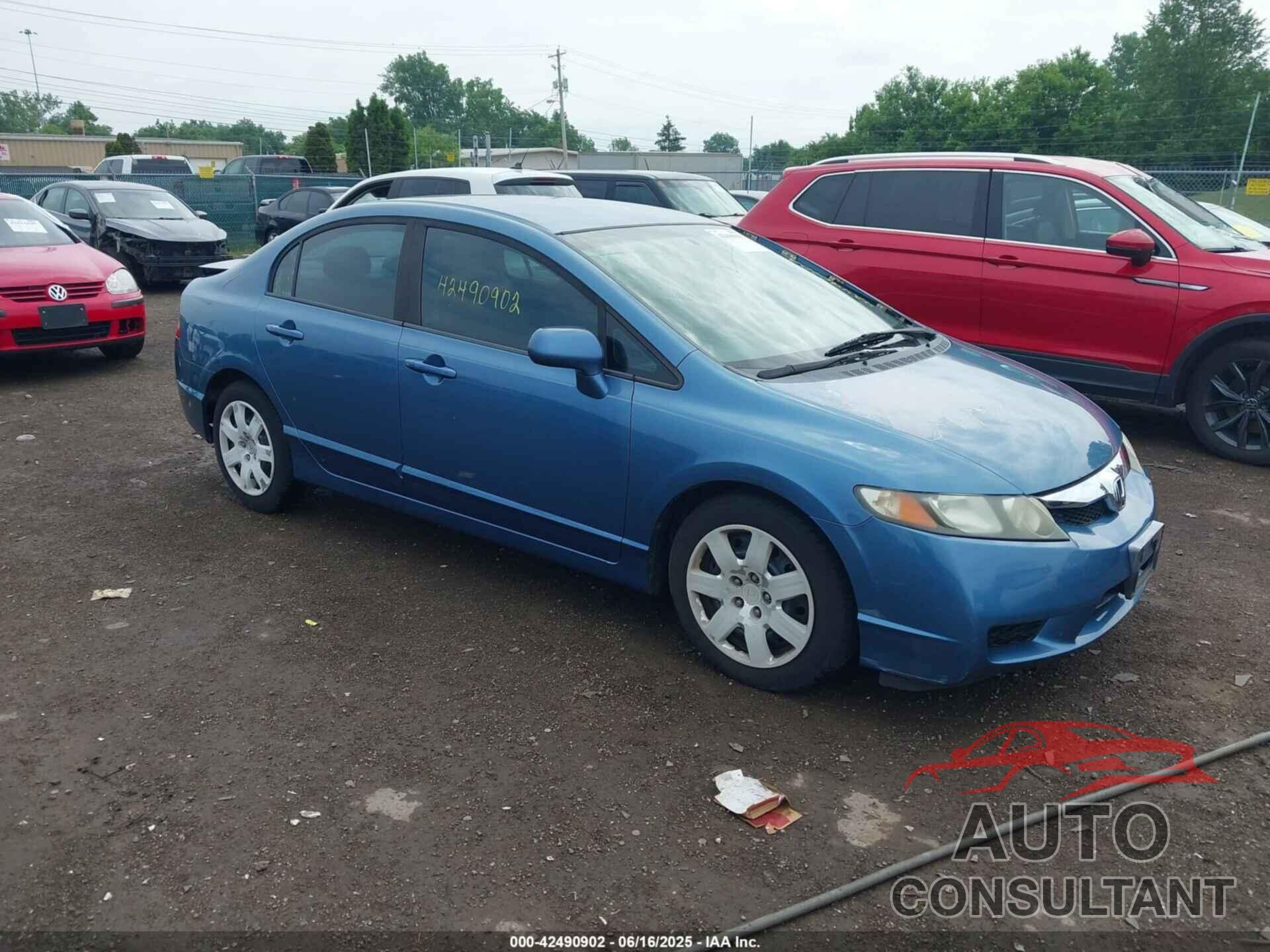 HONDA CIVIC 2009 - 19XFA165X9E001886