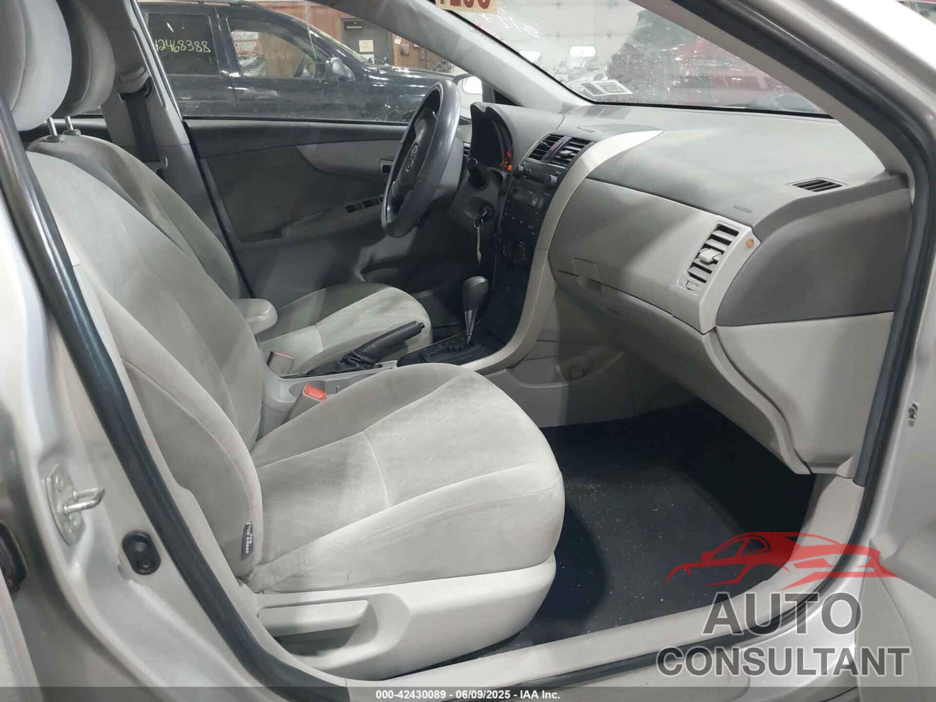 TOYOTA COROLLA 2009 - 1NXBU40E39Z037254