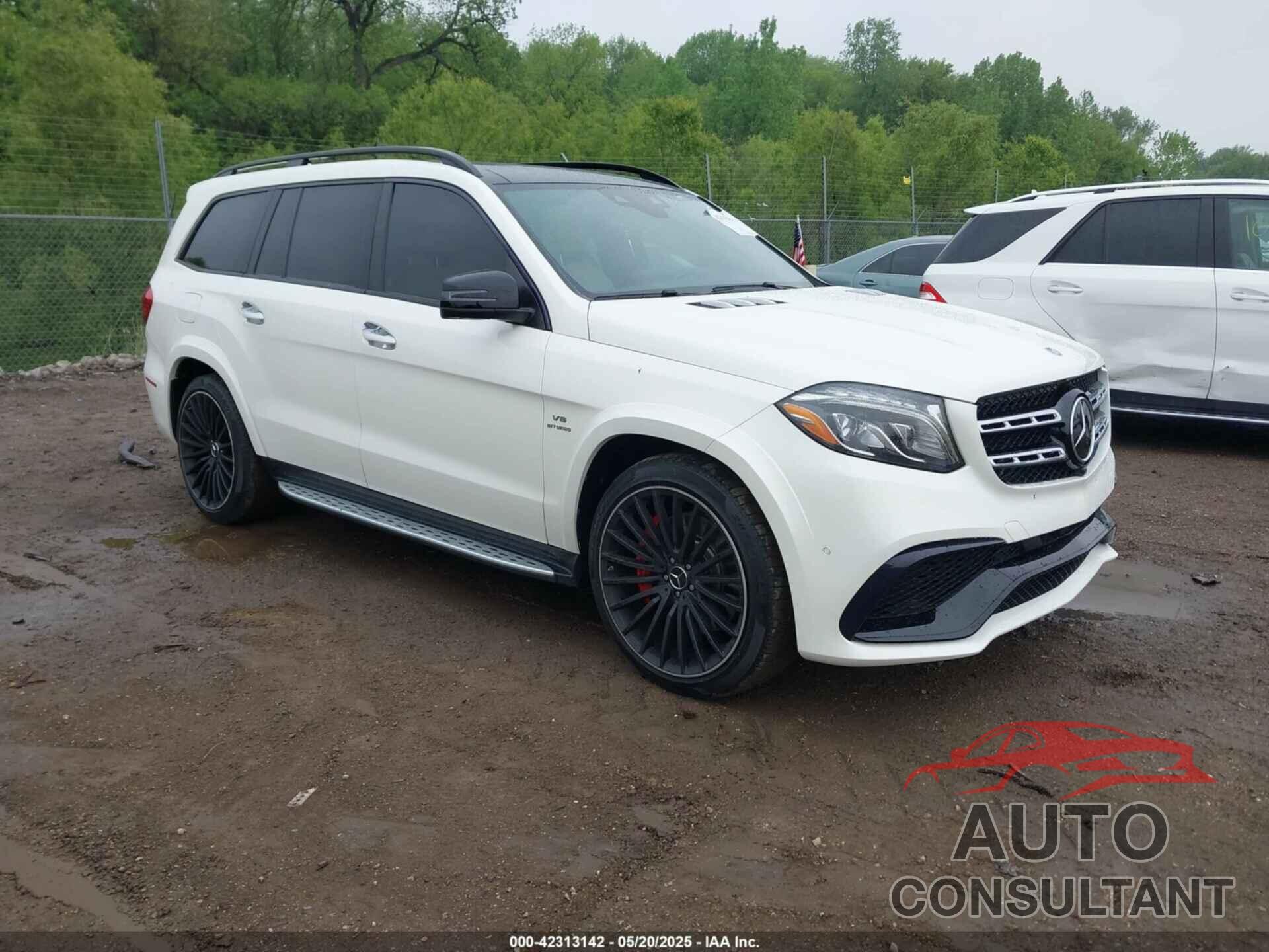 MERCEDES-BENZ AMG GLS 63 2017 - 4JGDF7FE7HA893426