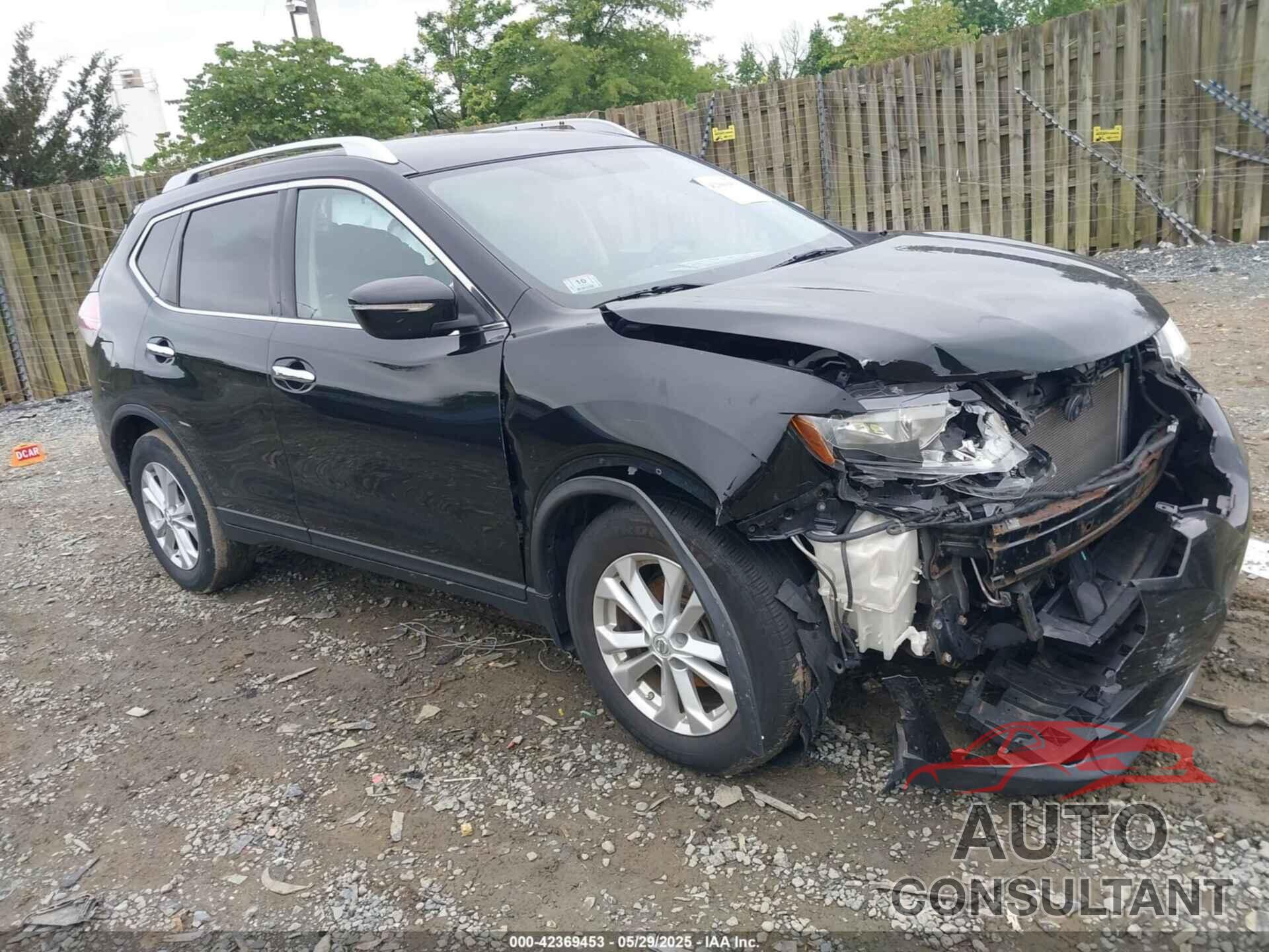 NISSAN ROGUE 2015 - KNMAT2MT0FP531369