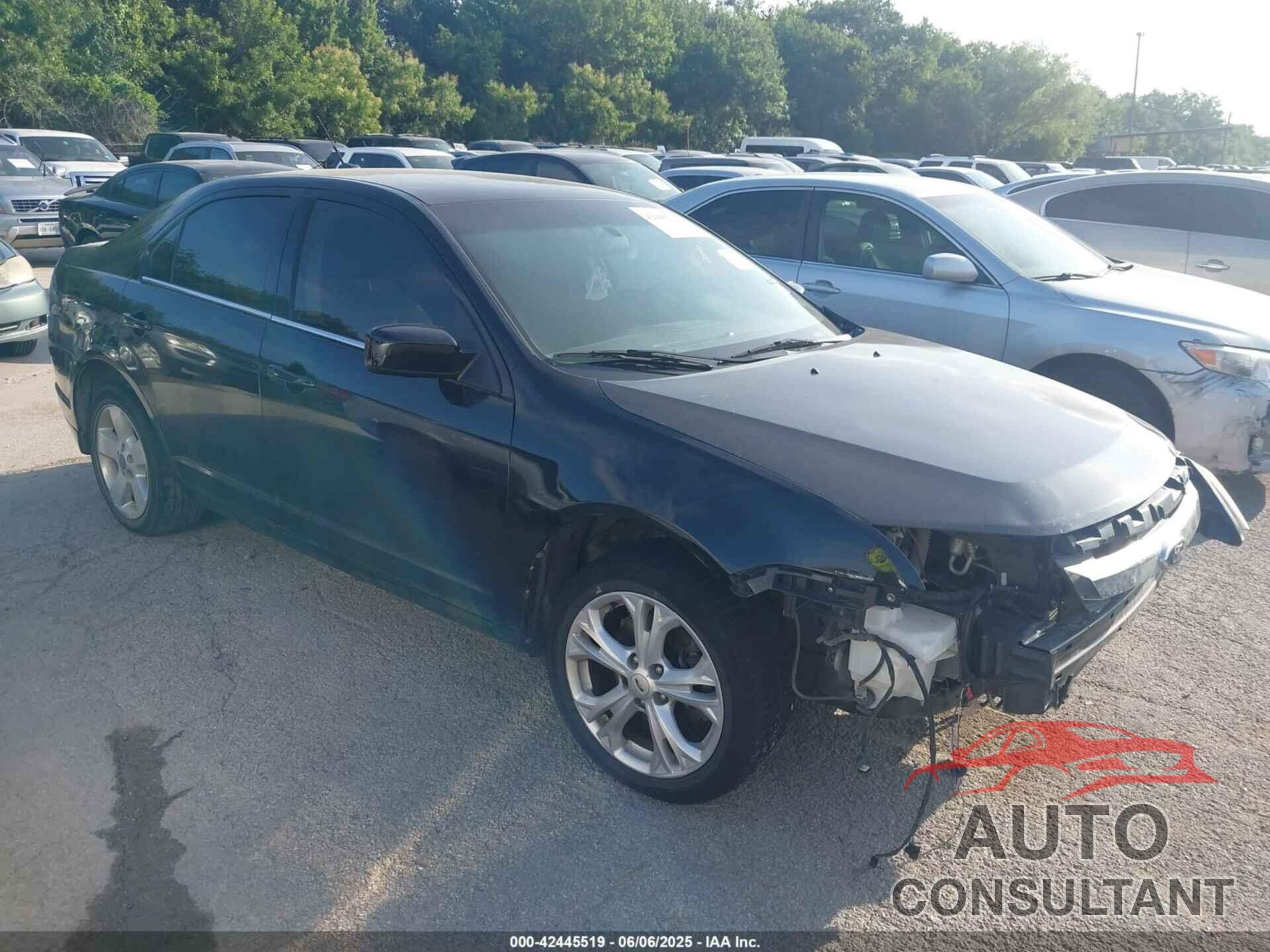 FORD FUSION 2012 - 3FAHP0HA6CR254513
