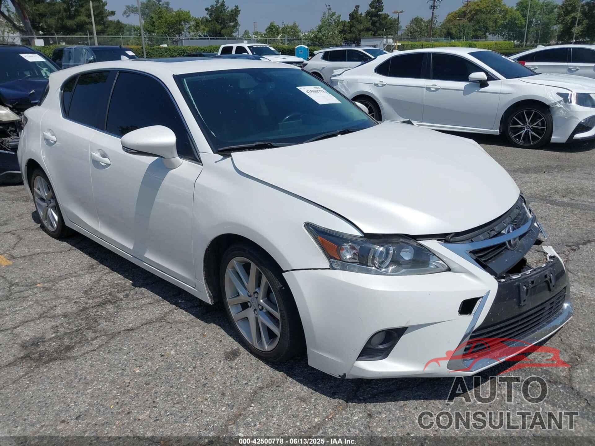 LEXUS CT 200H 2017 - JTHKD5BH3H2296529