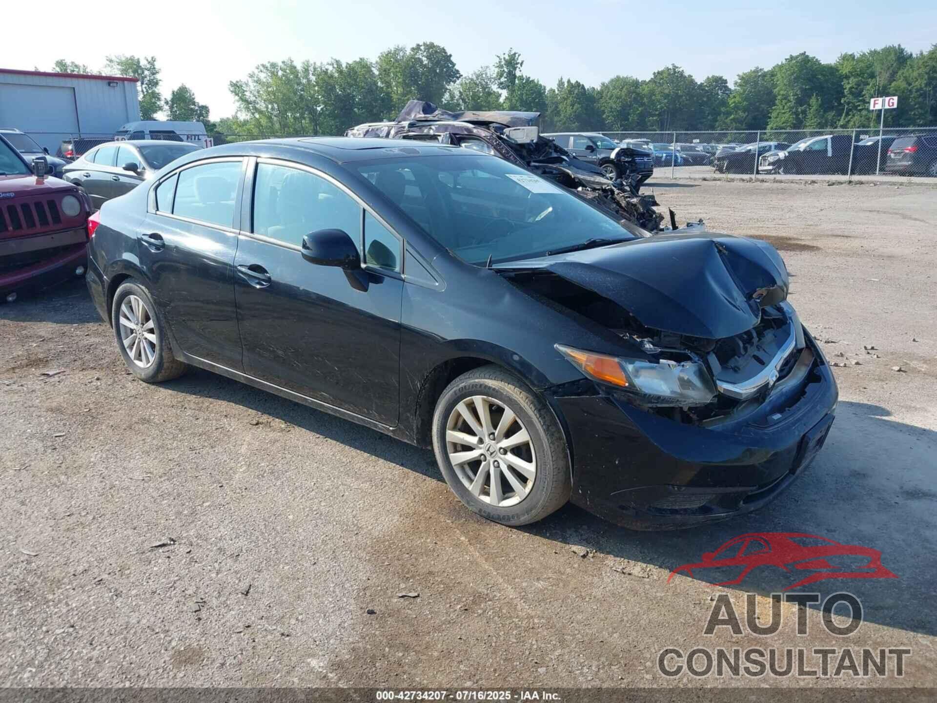 HONDA CIVIC 2012 - 2HGFB2F88CH508103