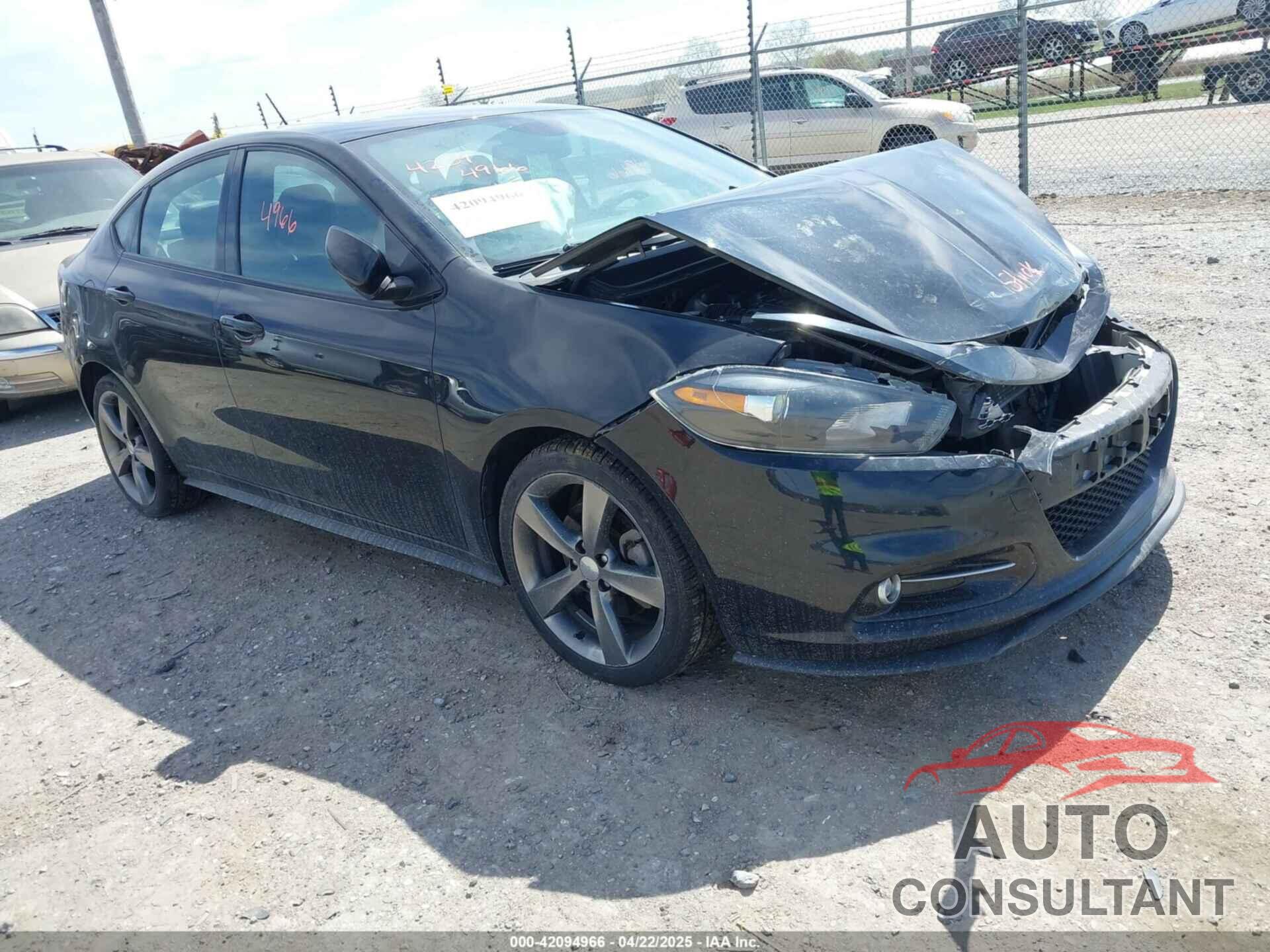 DODGE DART 2015 - 1C3CDFEB1FD252747